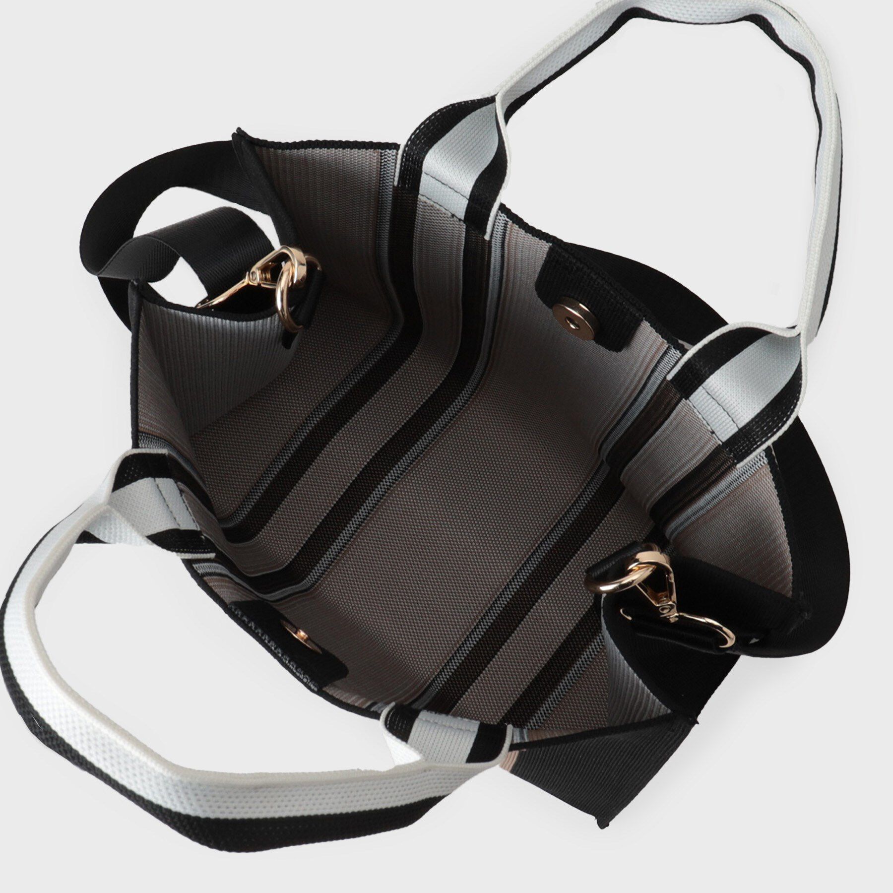 OPAQUE.CLIP「【2WAY】ラインハンドルスクエアニットミドルトートバッグ」|トートバッグ|