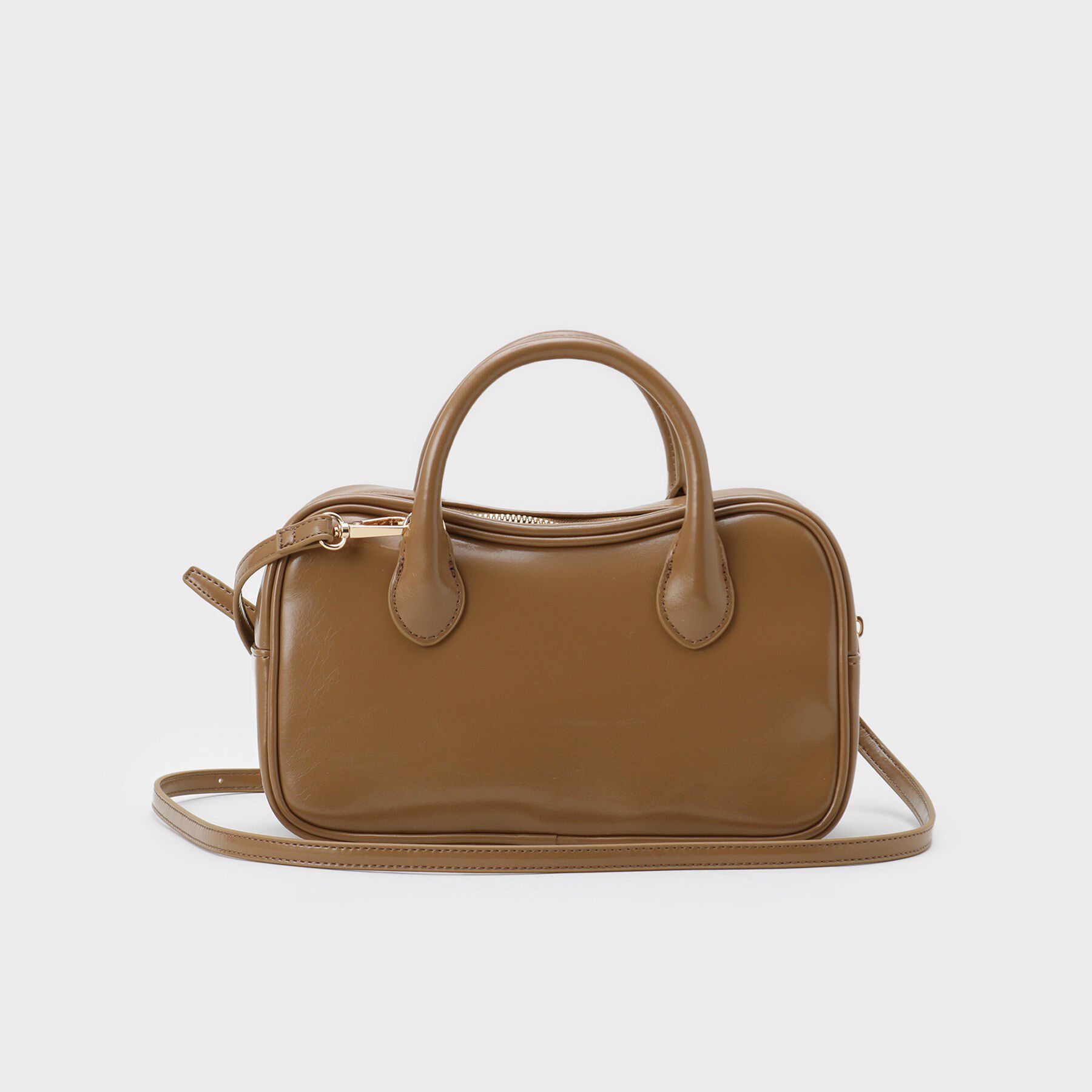 OPAQUE.CLIP「【軽量/2WAY】オイル調合皮ミドルボストンバッグ」|ショルダー・メッセンジャー|