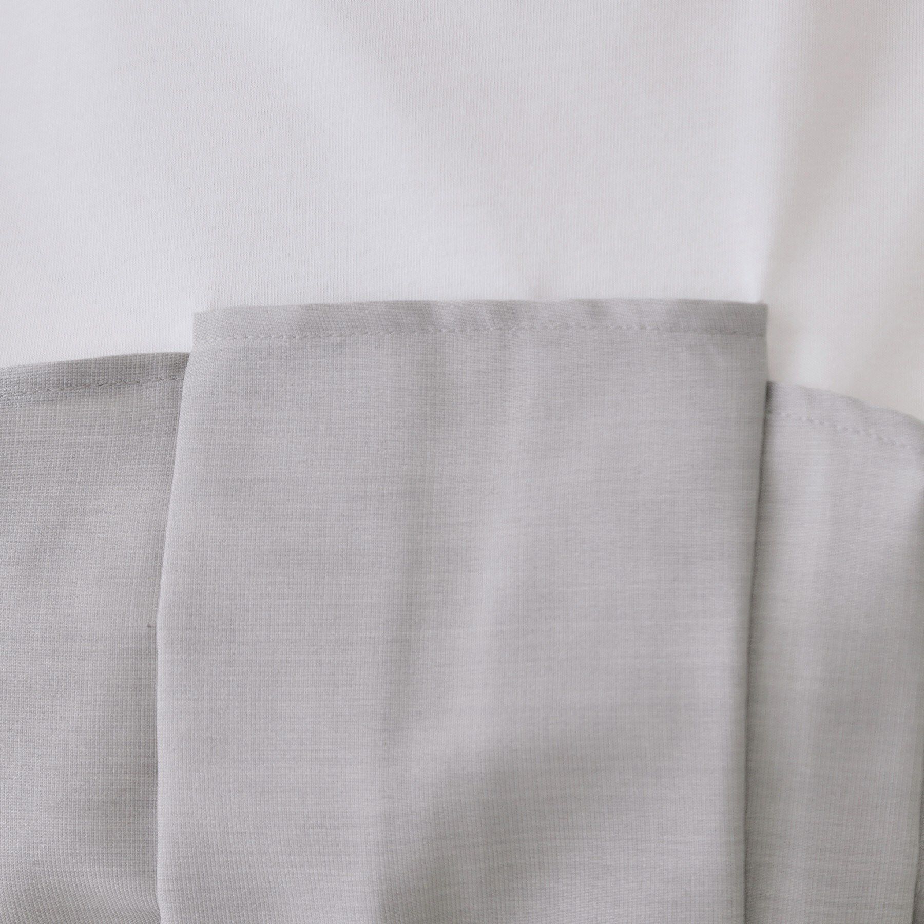 OPAQUE.CLIP「タックビスチェドッキングカットソー【洗濯機洗い可】」|Tシャツ・カットソー|