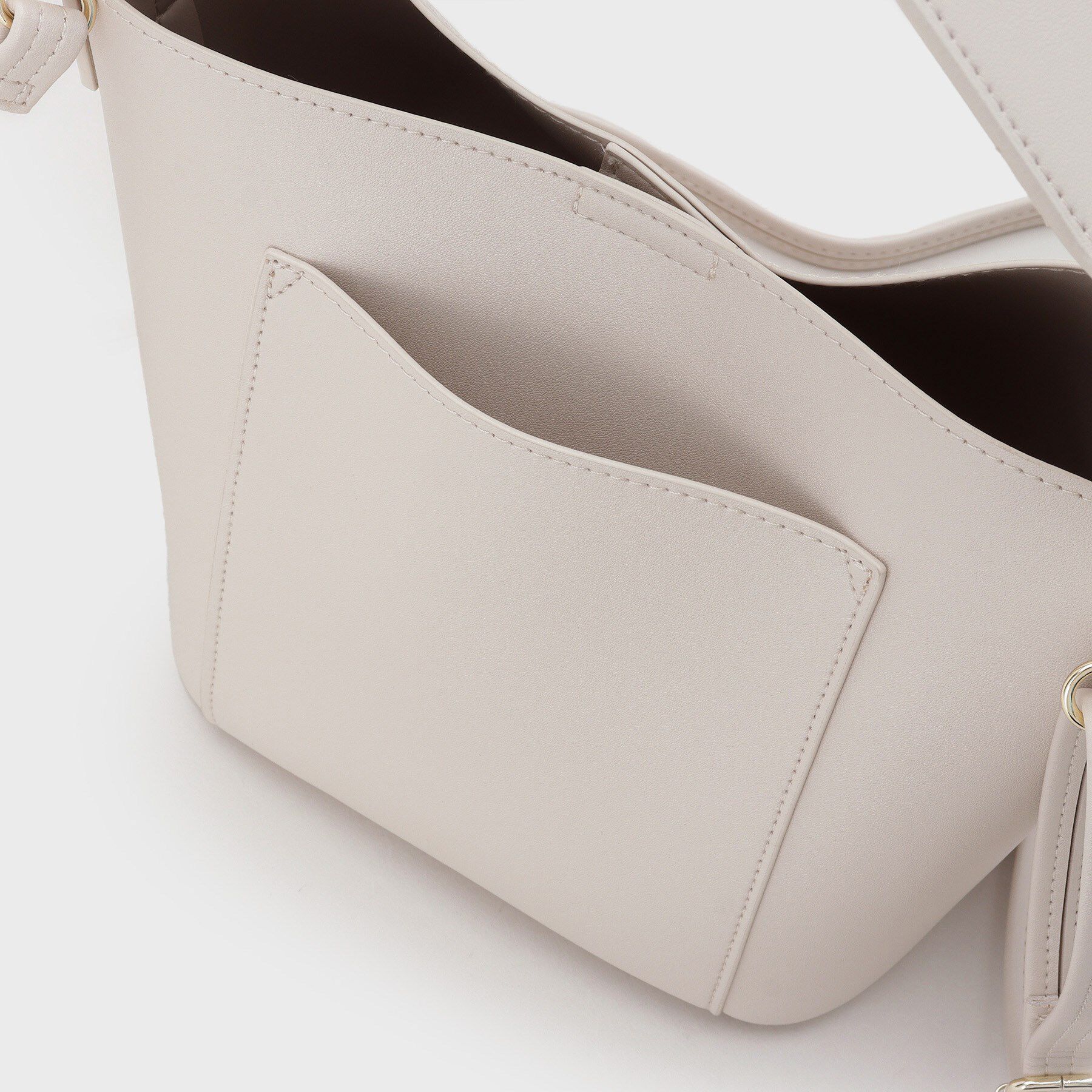 OPAQUE.CLIP「【3WAY】スムース合皮ミニショルダーバッグ」|ショルダー・メッセンジャー|