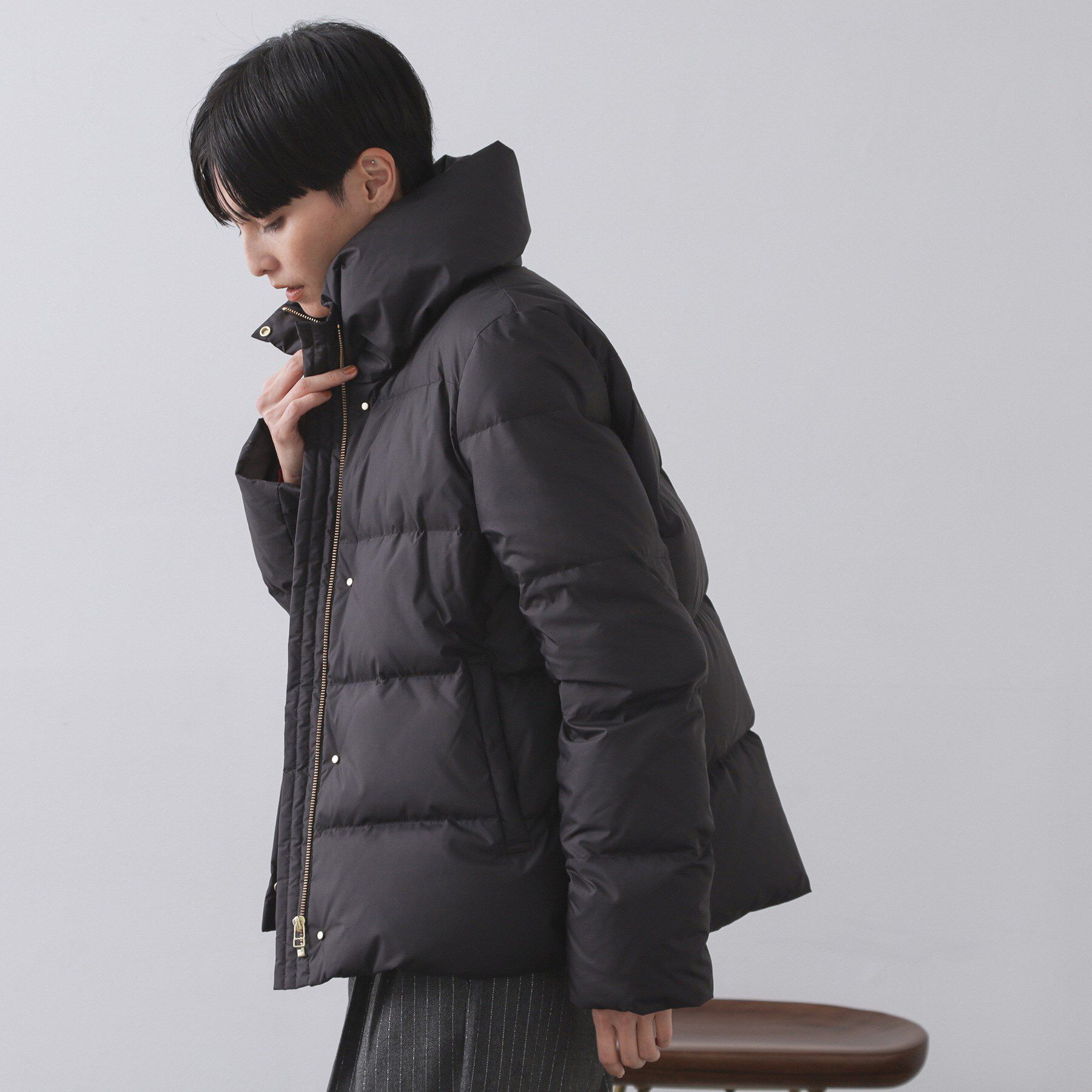 OPAQUE.CLIP「撥水ショートダウン【防風/抗菌防臭/洗濯機洗い可】《SS～LL》」|ダウン|