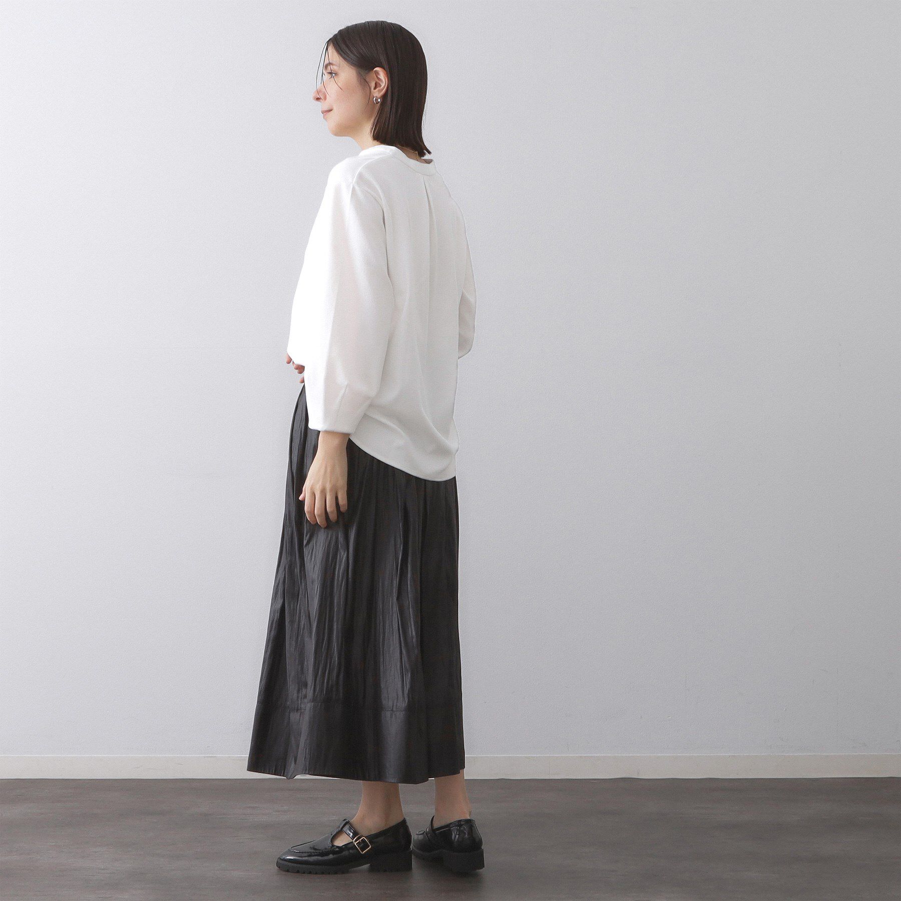 OPAQUE.CLIP「スキッパートップス【吸水速乾/UVケア/洗濯機OK】」|Tシャツ・カットソー|