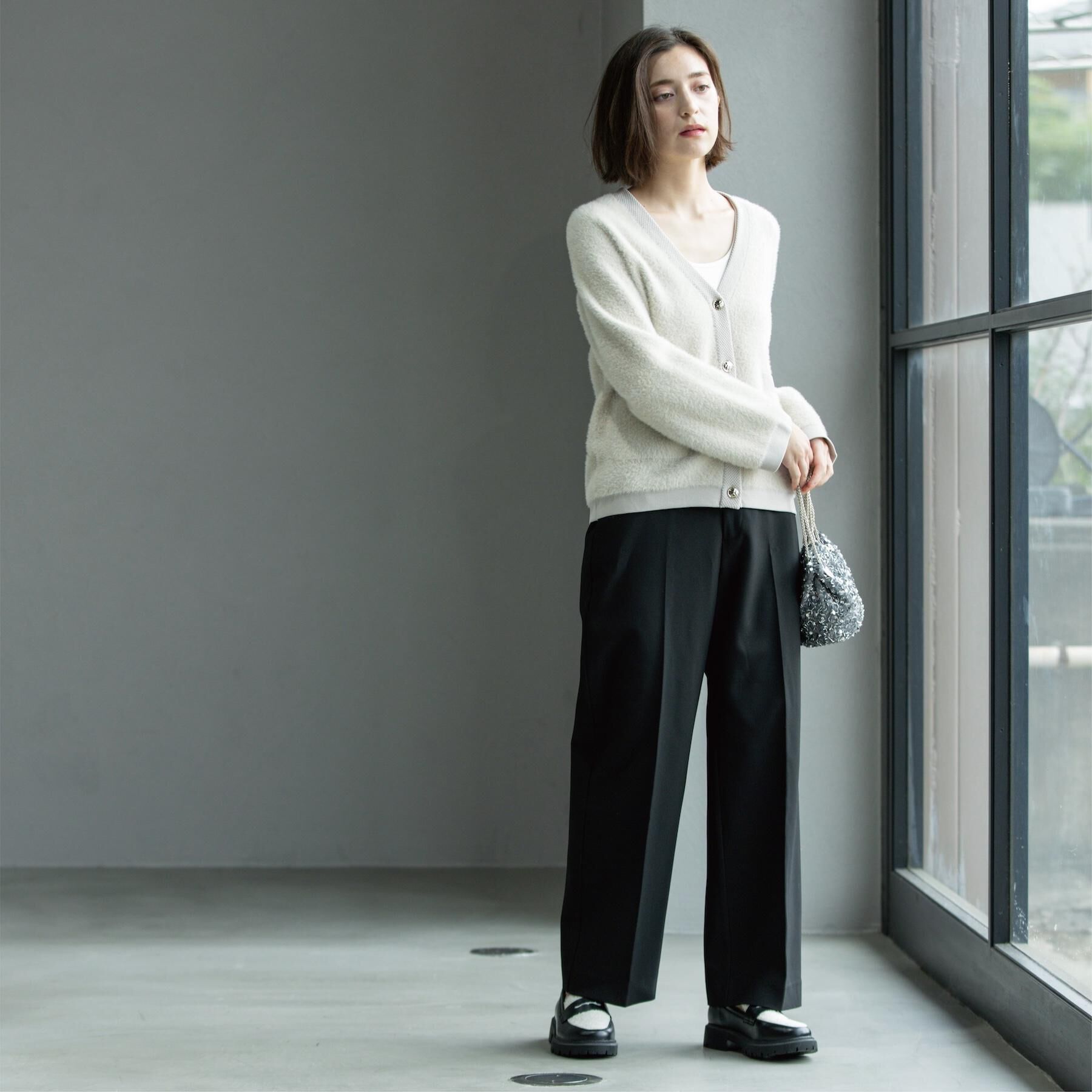 OPAQUE.CLIP「ウォームタッチ ワイドパンツ【洗濯機洗OK/ストレッチ】≪SS～LL≫」|その他|