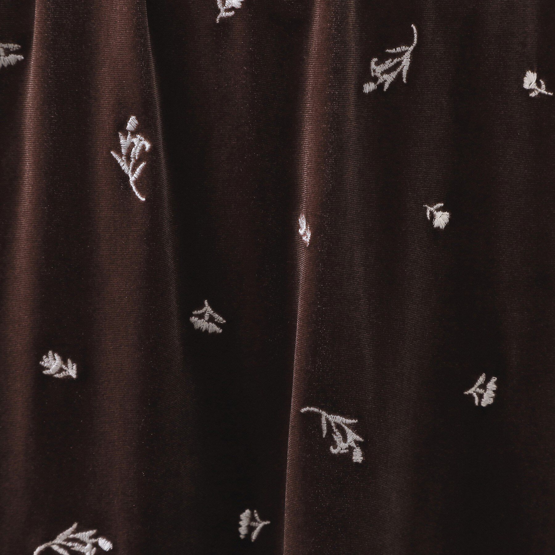 OPAQUE.CLIP「ベロアナロースカート/セットアップ対応可【洗濯機OK】」|スカート|