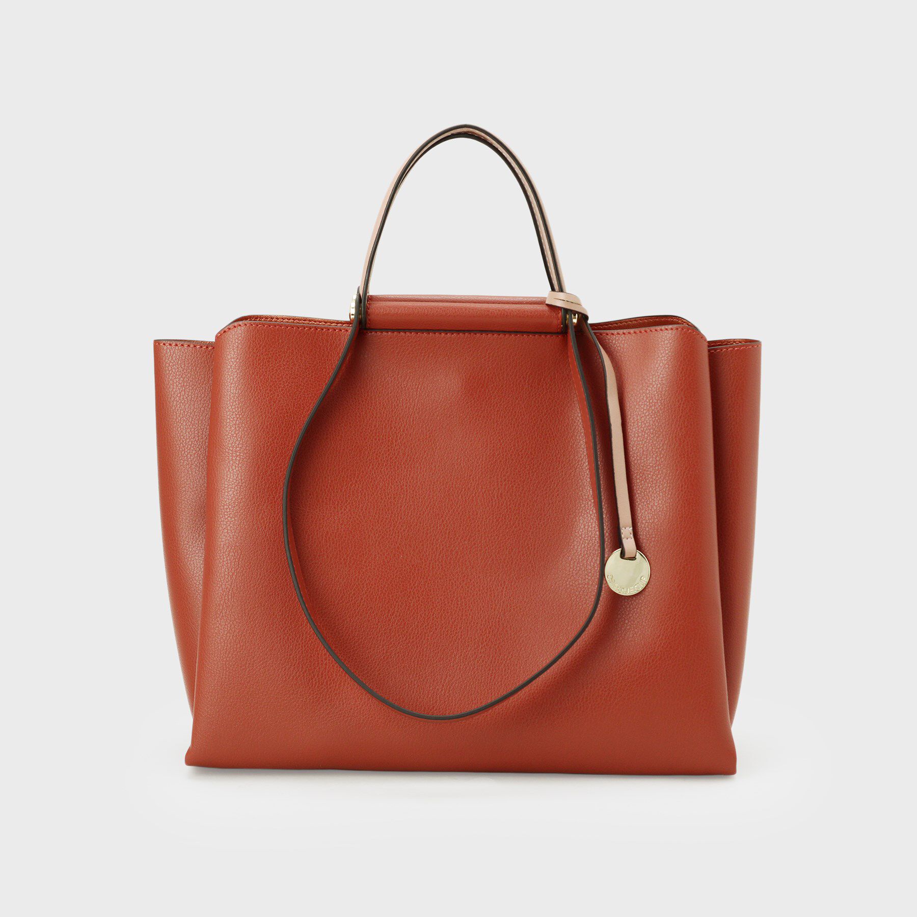 OPAQUE.CLIP「【軽量／2WAY／A4サイズ対応】3層仕様大容量合皮トートバッグ」|トートバッグ|