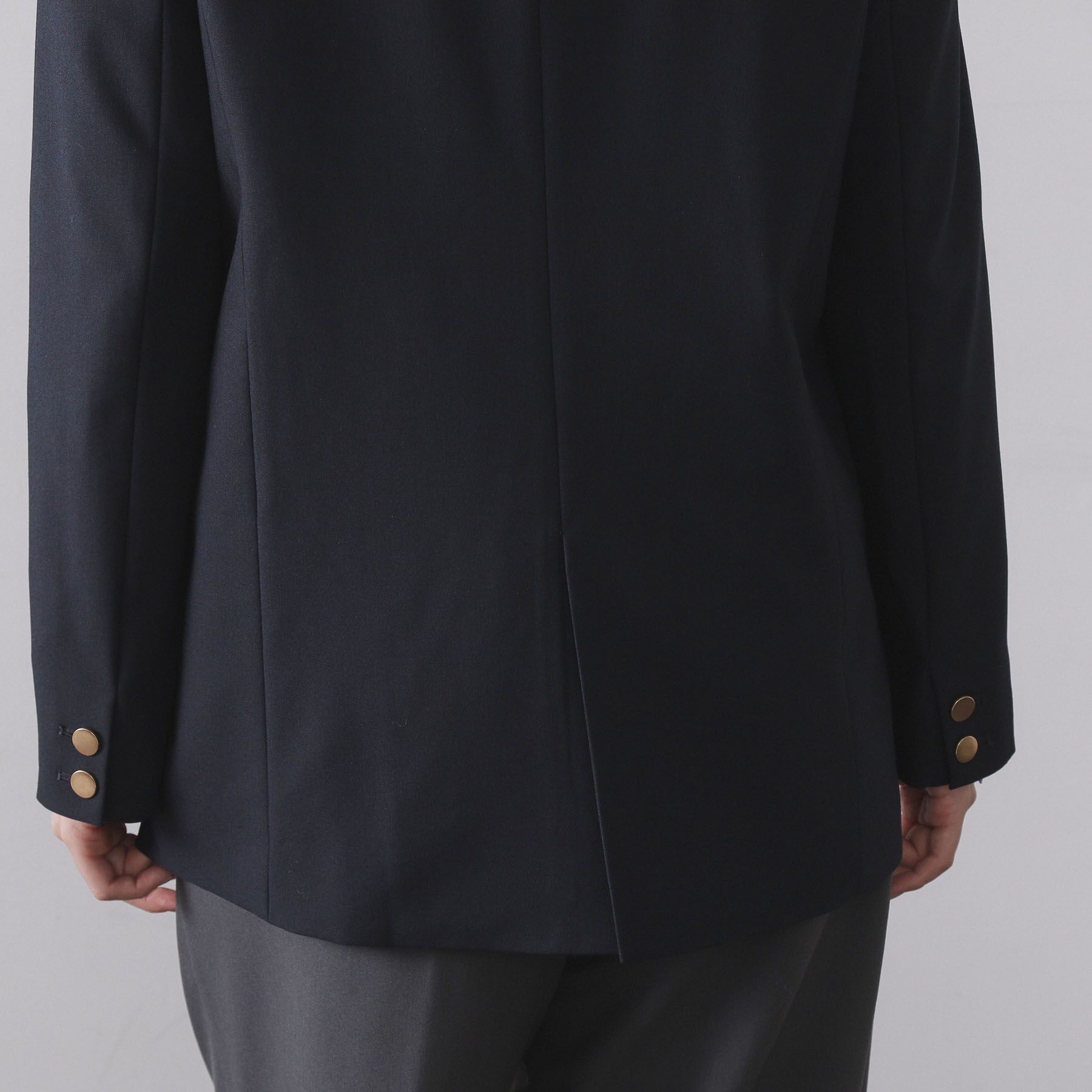 OPAQUE.CLIP「金ボタンダブルブレストテーラードジャケット【洗える】」|テーラードジャケット|