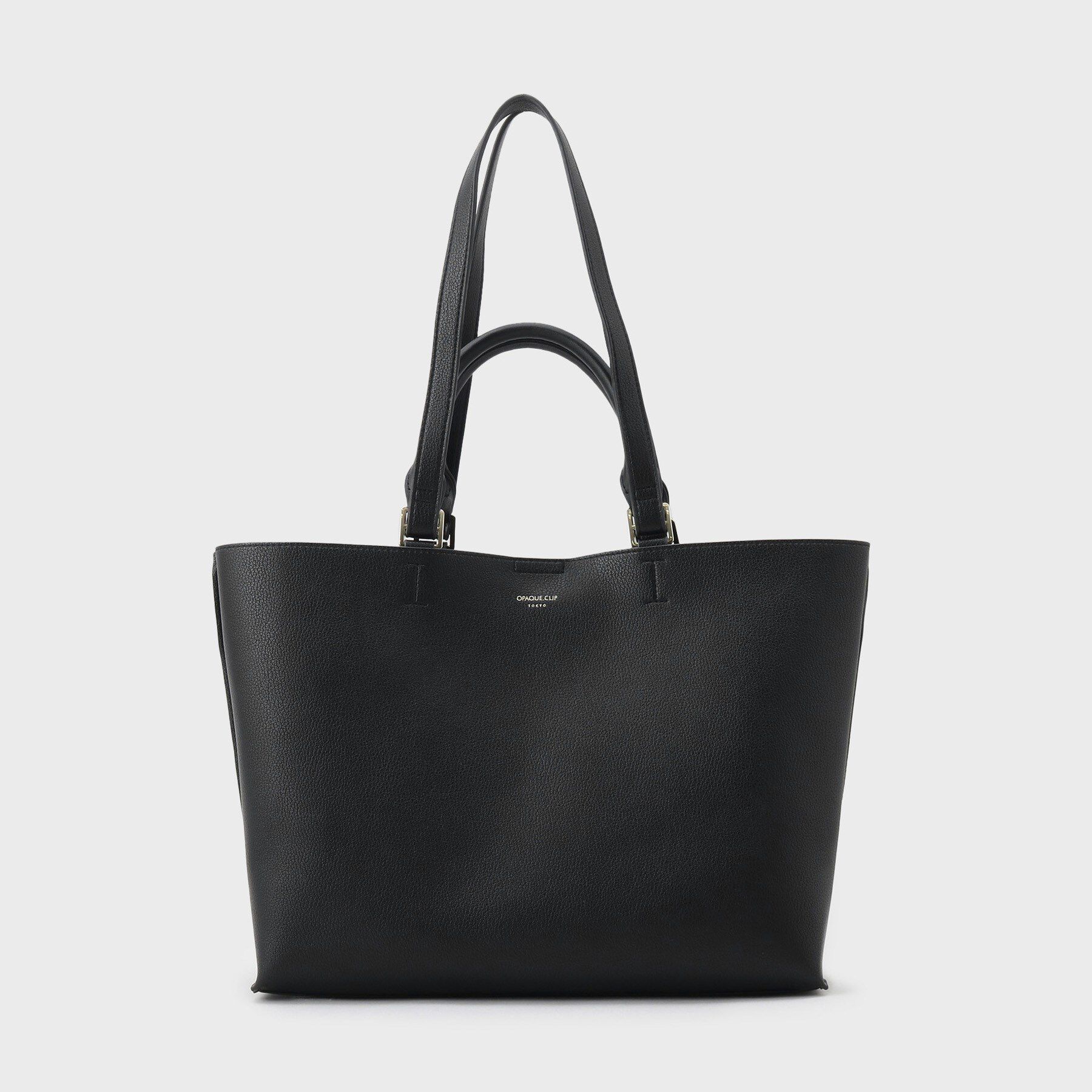 OPAQUE.CLIP「【2WAY/A4サイズ対応】シュリンク合皮トートバッグ」|トートバッグ|