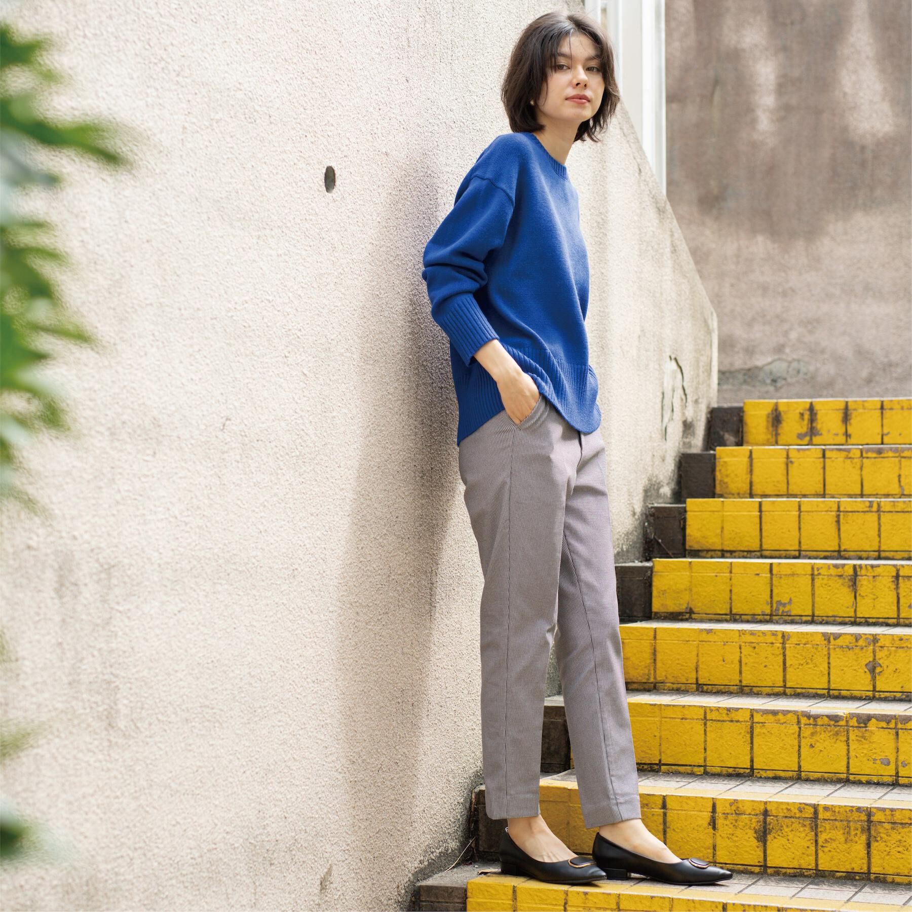 OPAQUE.CLIP「裏起毛ハイストレッチイージーテーパードパンツ【洗濯機OK】」|その他|