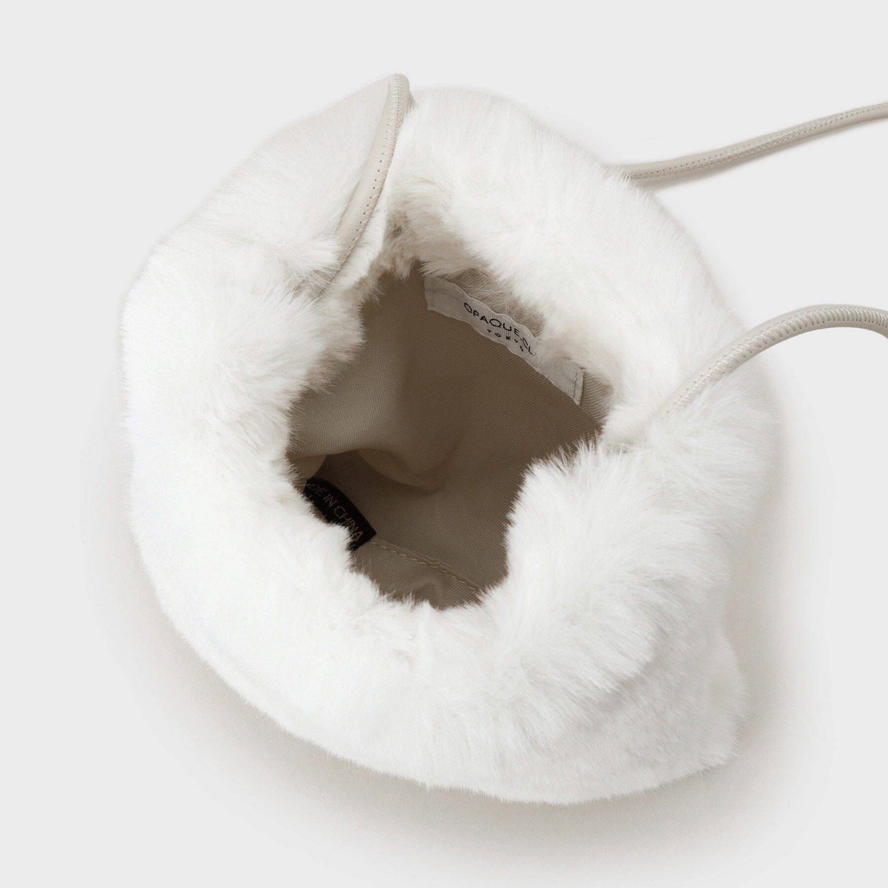 OPAQUE.CLIP「【11色展開】フェイクファースクエアミニポシェット」|ショルダー・メッセンジャー|