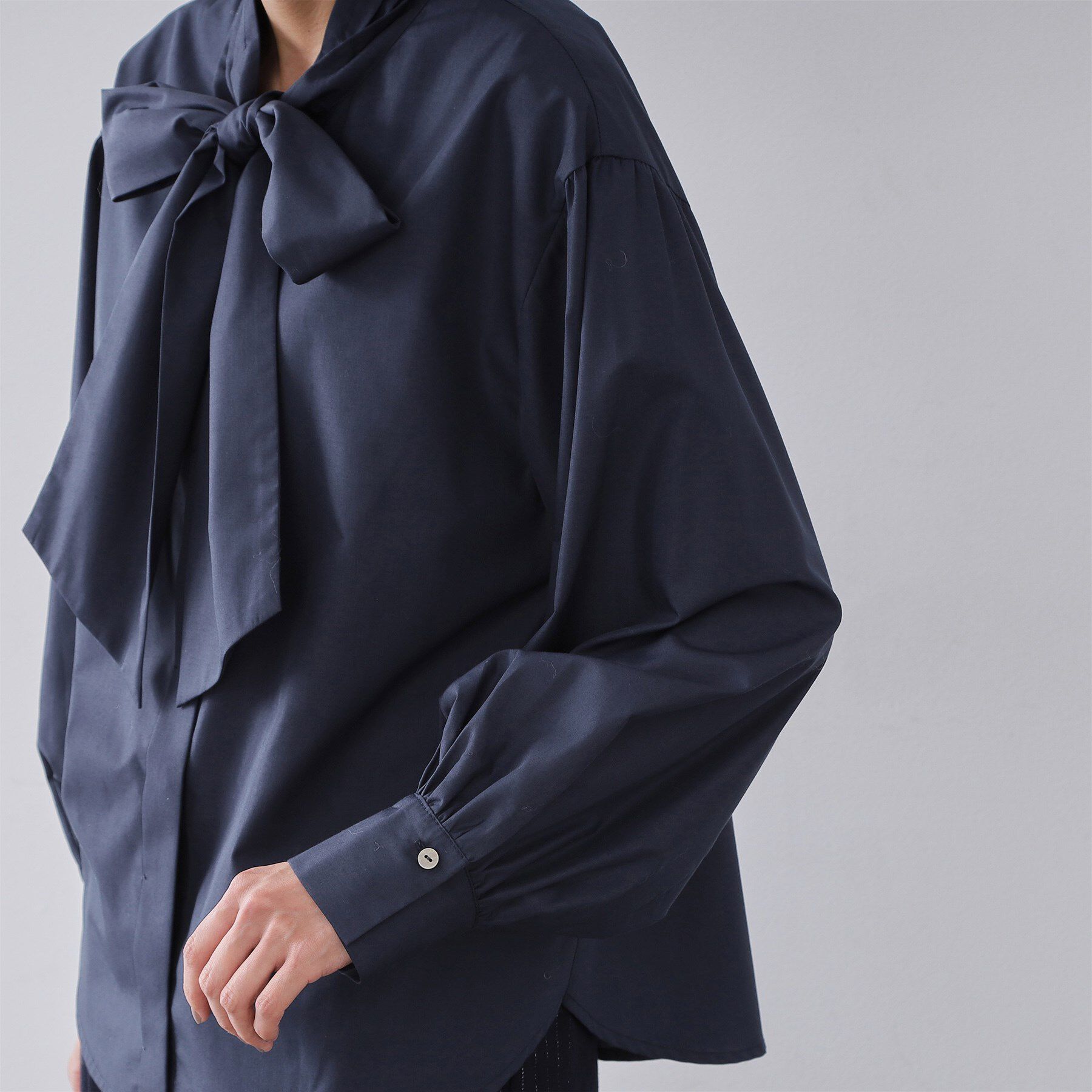 OPAQUE.CLIP「ボウタイブラウス【洗濯機OK】」|シャツ・ブラウス|