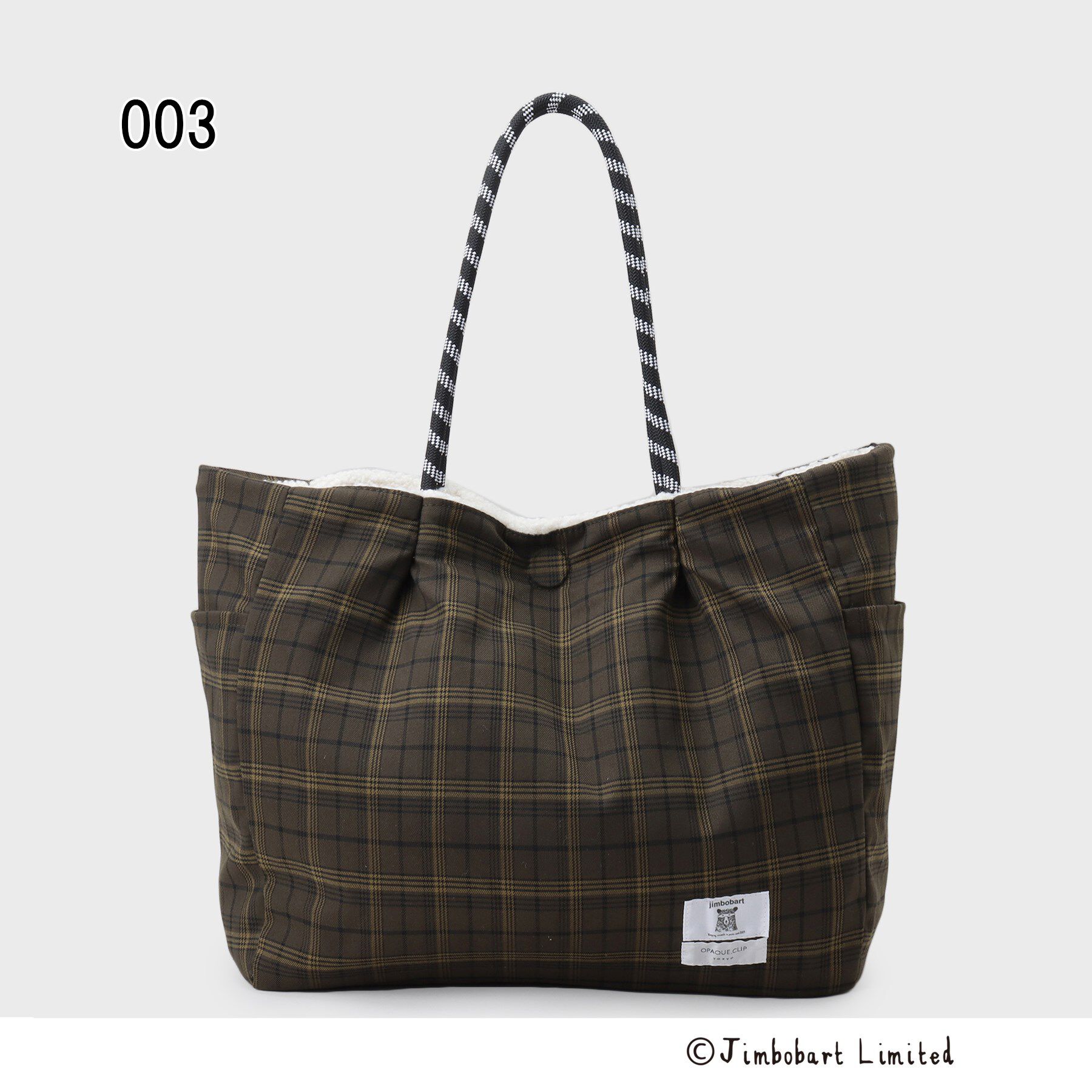 OPAQUE.CLIP「【ジムボバートコラボ】リバーシブルBIGトートバッグ」|トートバッグ|