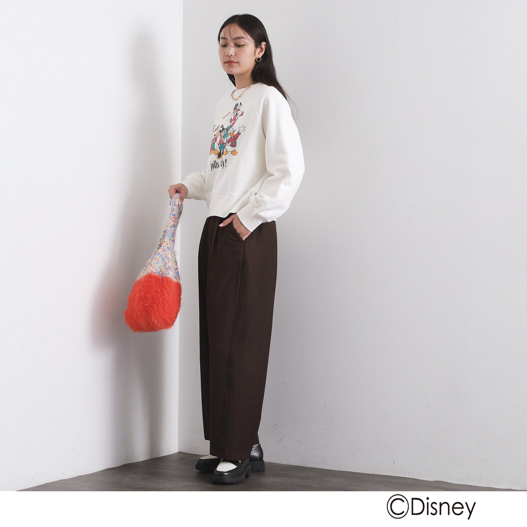 OPAQUE.CLIP「《Mickey Mouse》プリントアソートスウェット【洗濯機OK】」|パーカー|