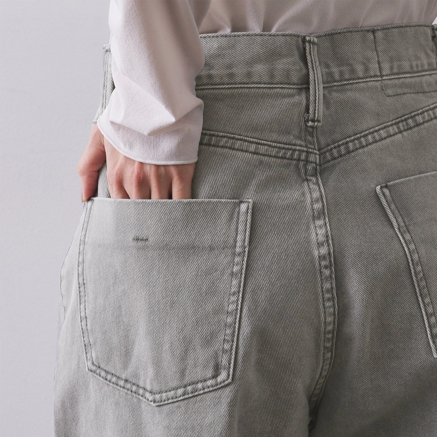 OPAQUE.CLIP「ヴィンテージカラーワイドストレートパンツ【洗濯機OK】」|その他|