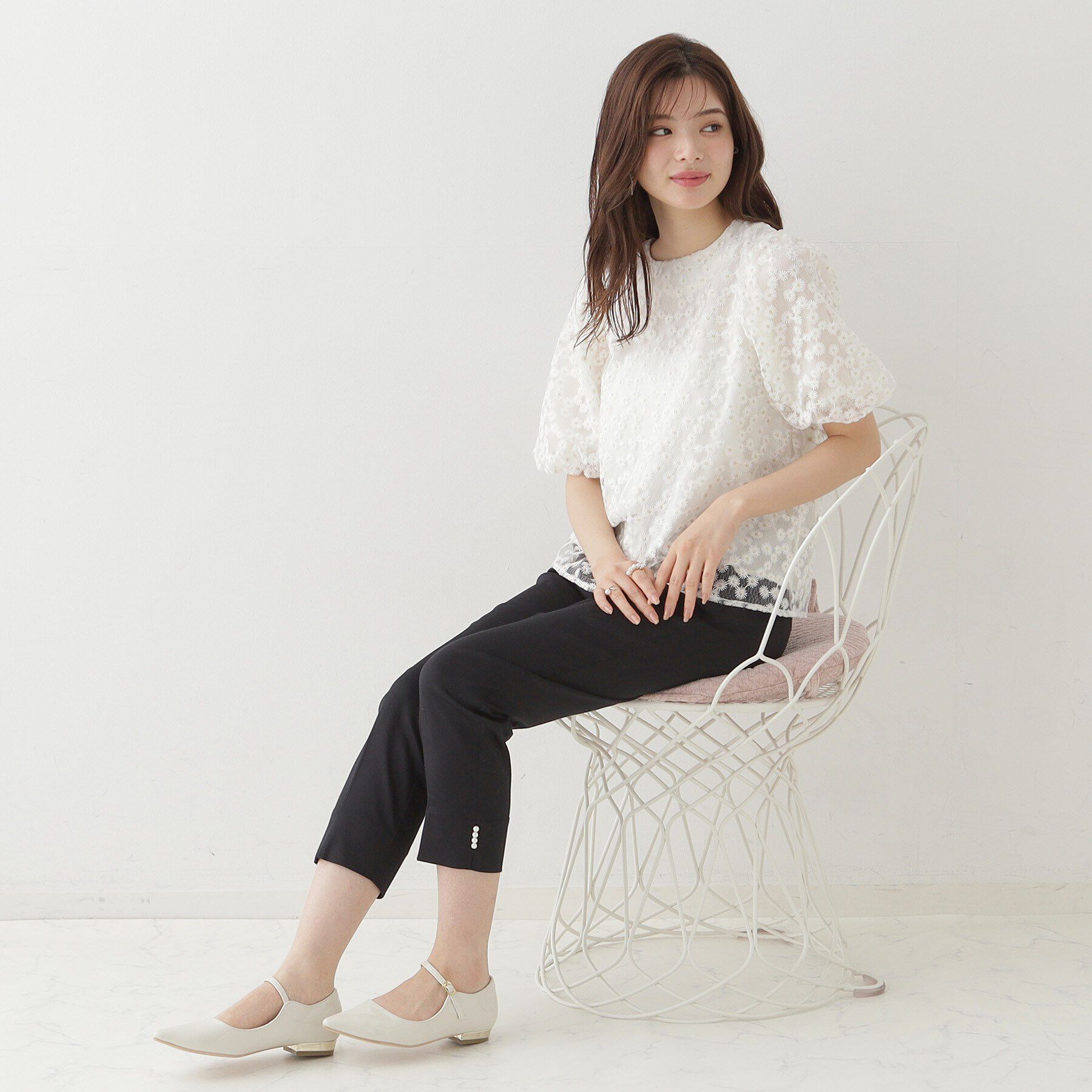 Couture broach「エナメルポインテッド」|パンプス|