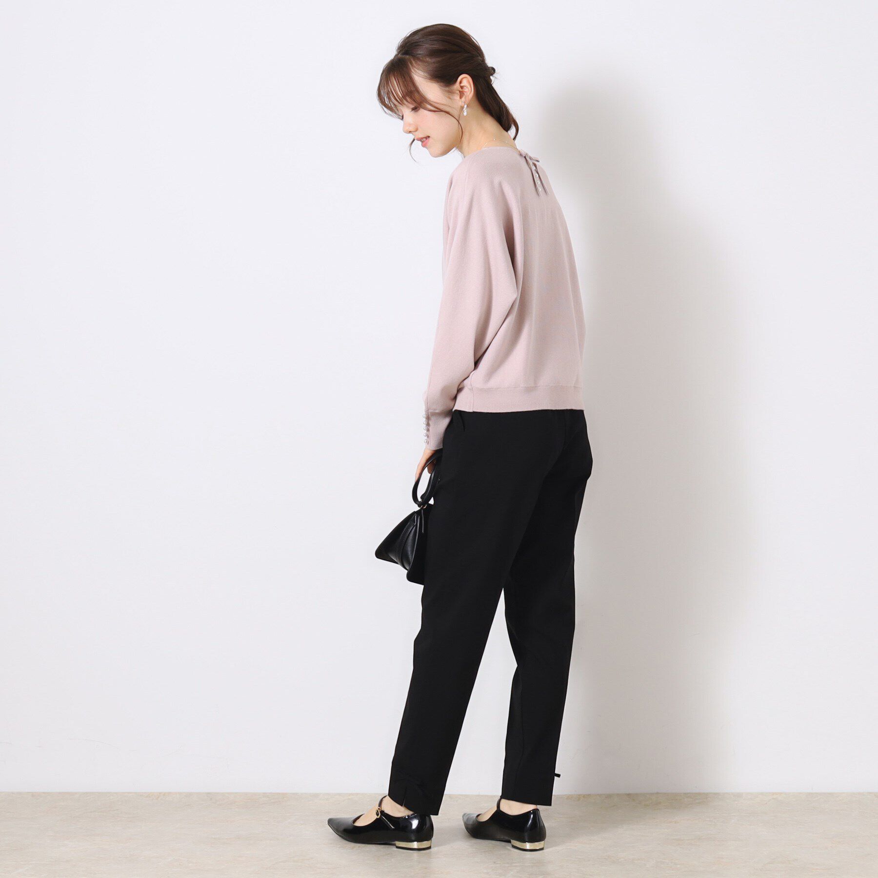 Couture broach「【ラクチンきれい見えパンツ】リボンハイパーストレッチパンツ」|その他|