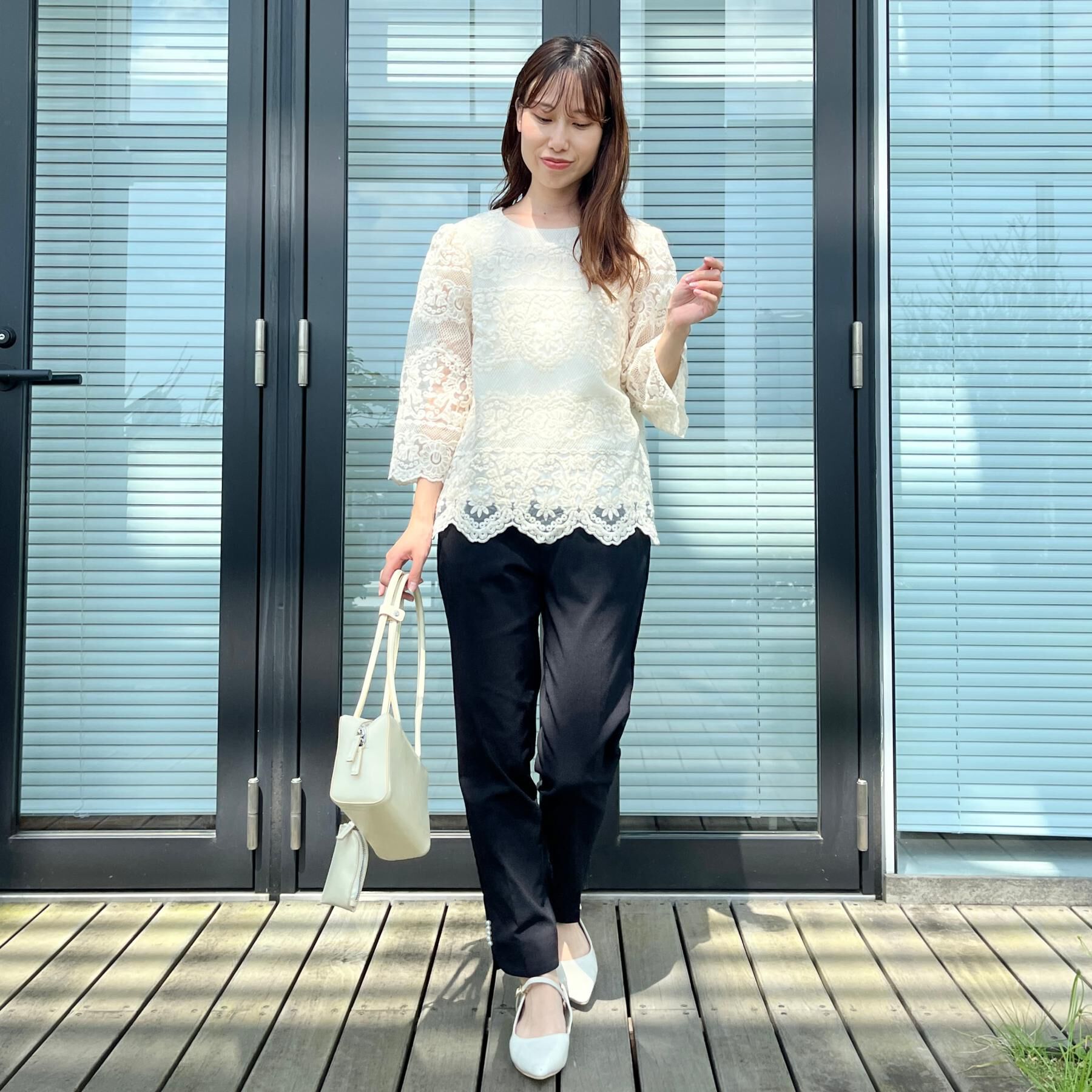 Couture broach「ポイントパール調ハイパーストレッチパンツ」|その他|