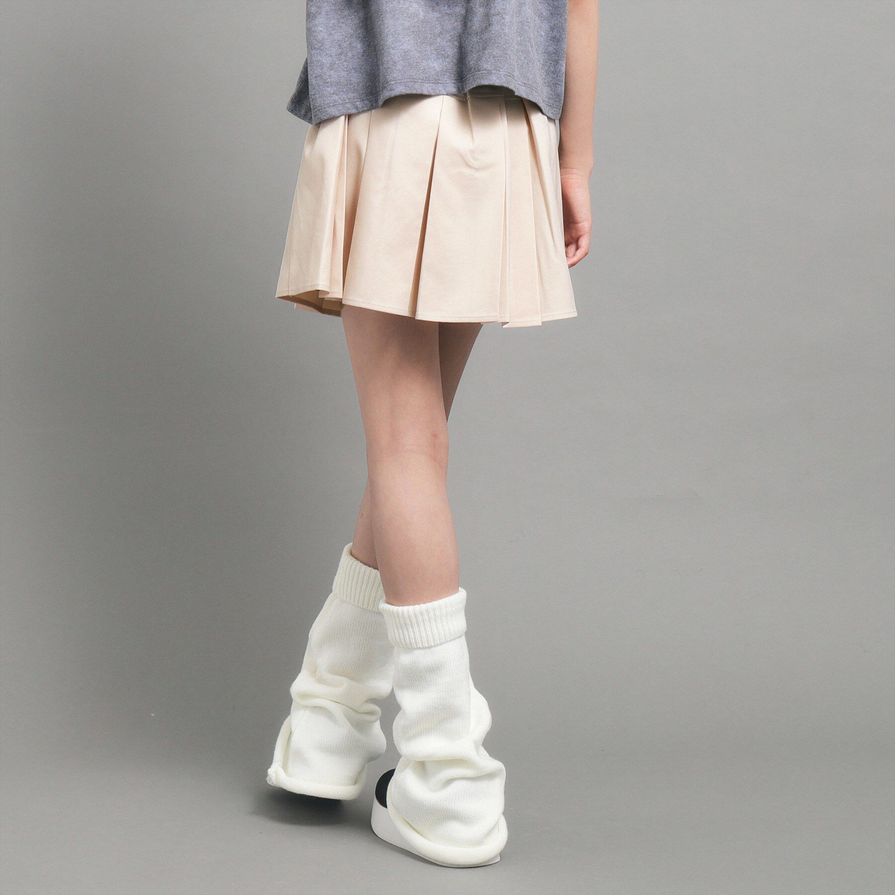 PINK-latte「【カラー追加/オールシーズン対応】ベルト付きプリーツスカート」|スカート|
