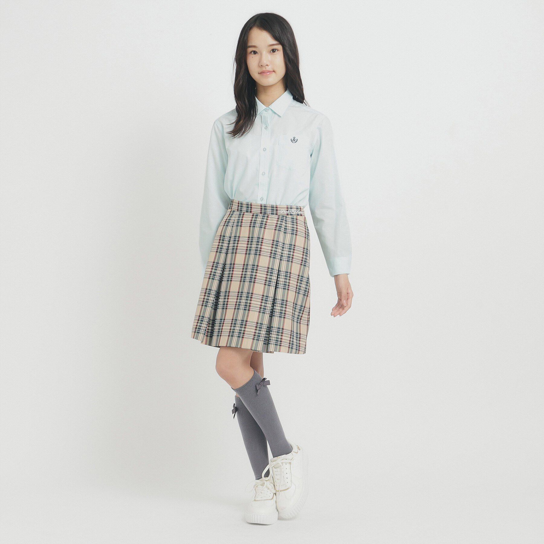 PINK-latte「【オケージョン・フォーマル】ベーシック ワンポイント刺繍シャツ」|シャツ・ブラウス|