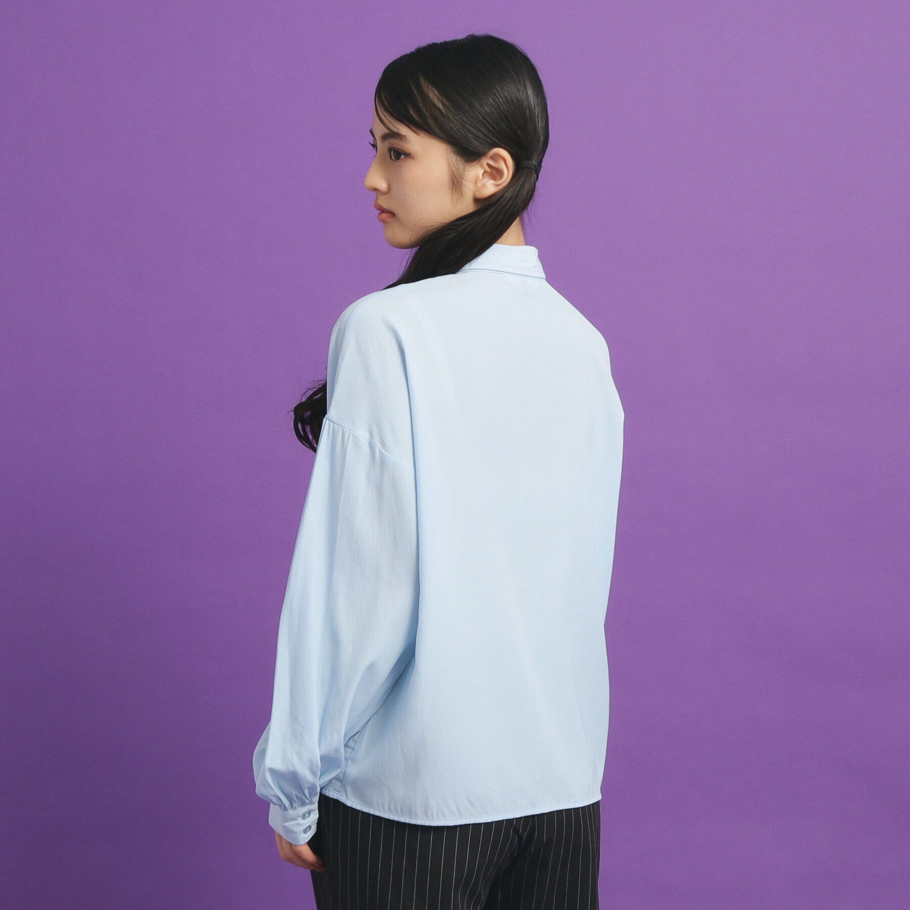 PINK-latte「リボンタイ付きデザインブラウス」|シャツ・ブラウス|