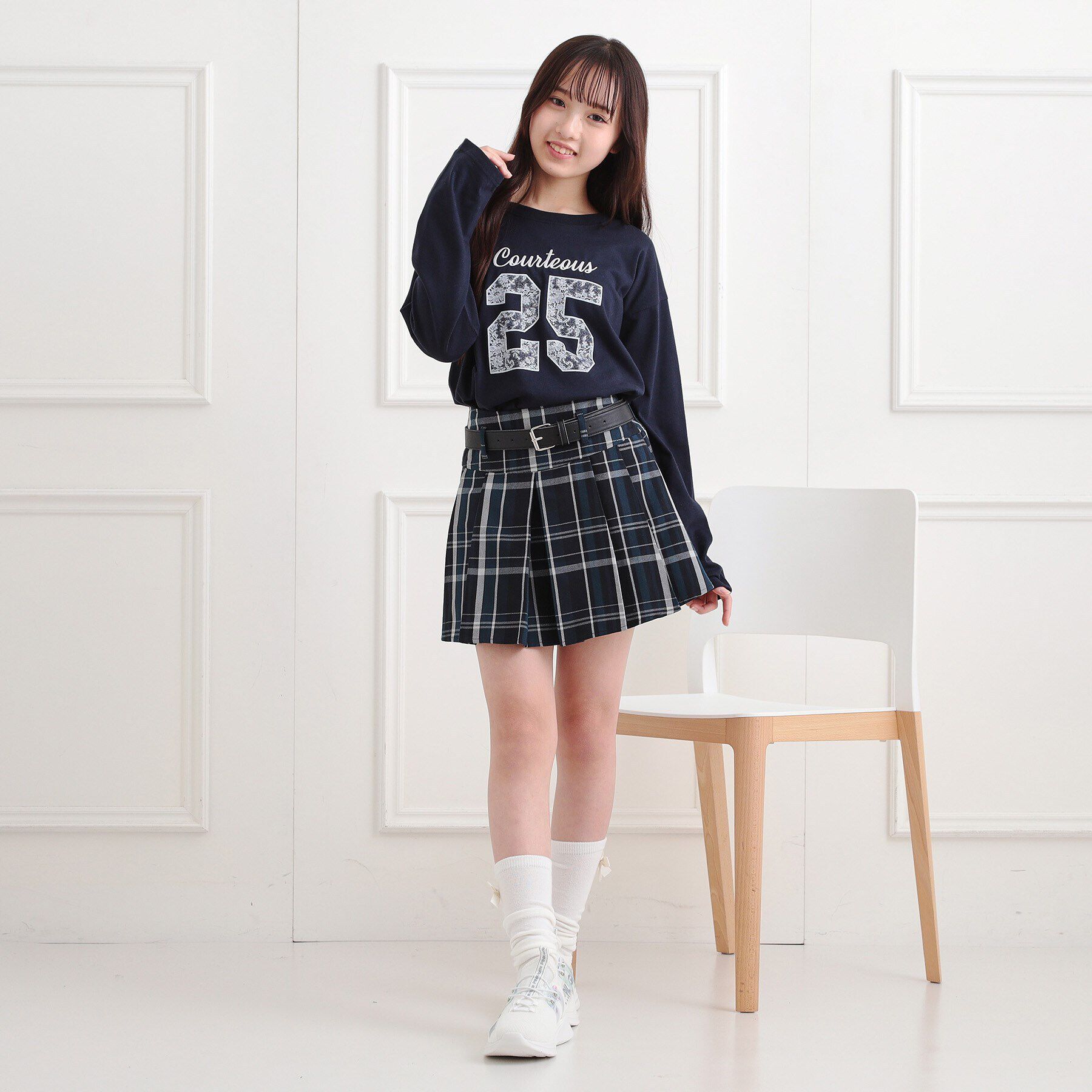 PINK-latte「サイドロゴスニーカー」|スニーカー|