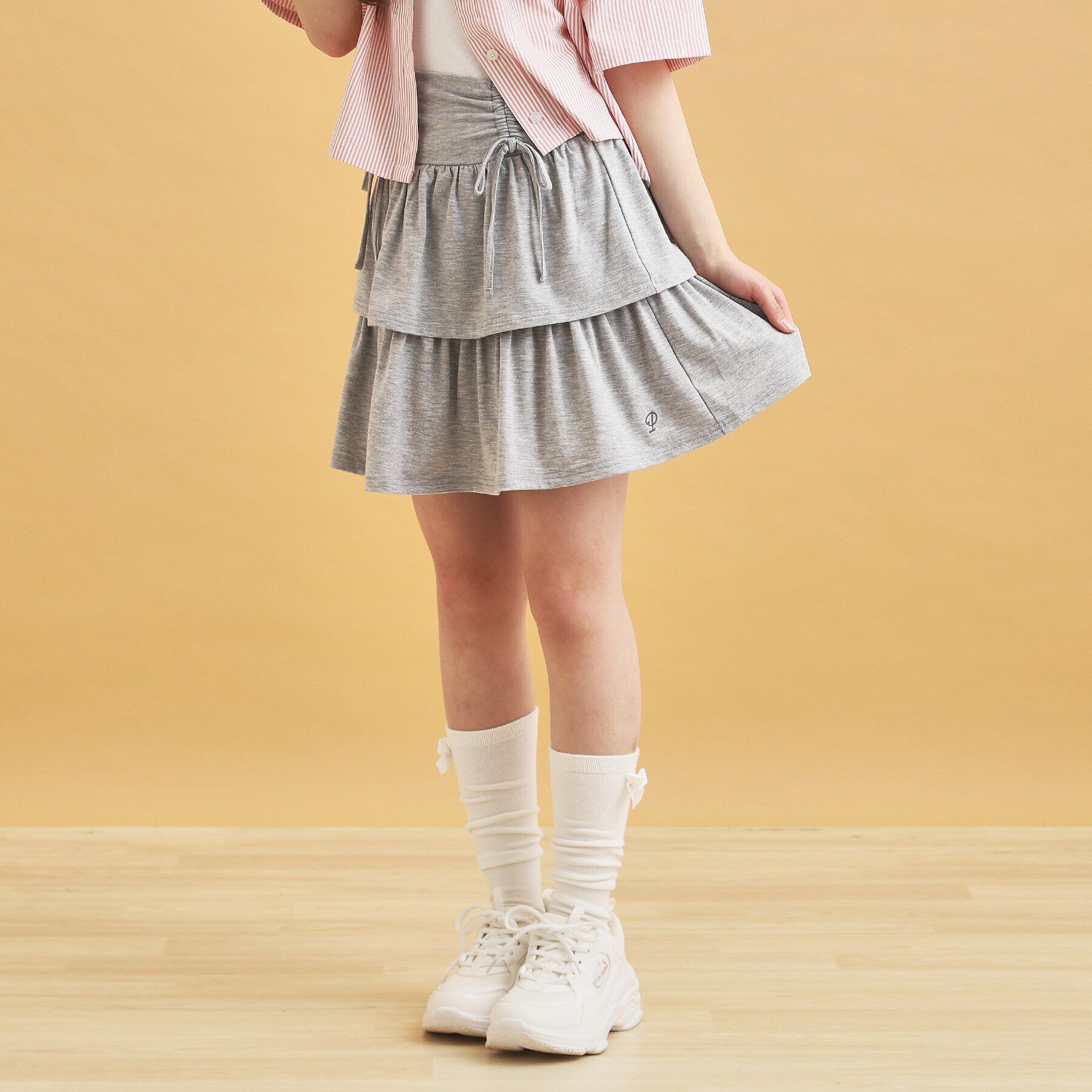 PINK-latte「リボンティアードスカート」|スカート|