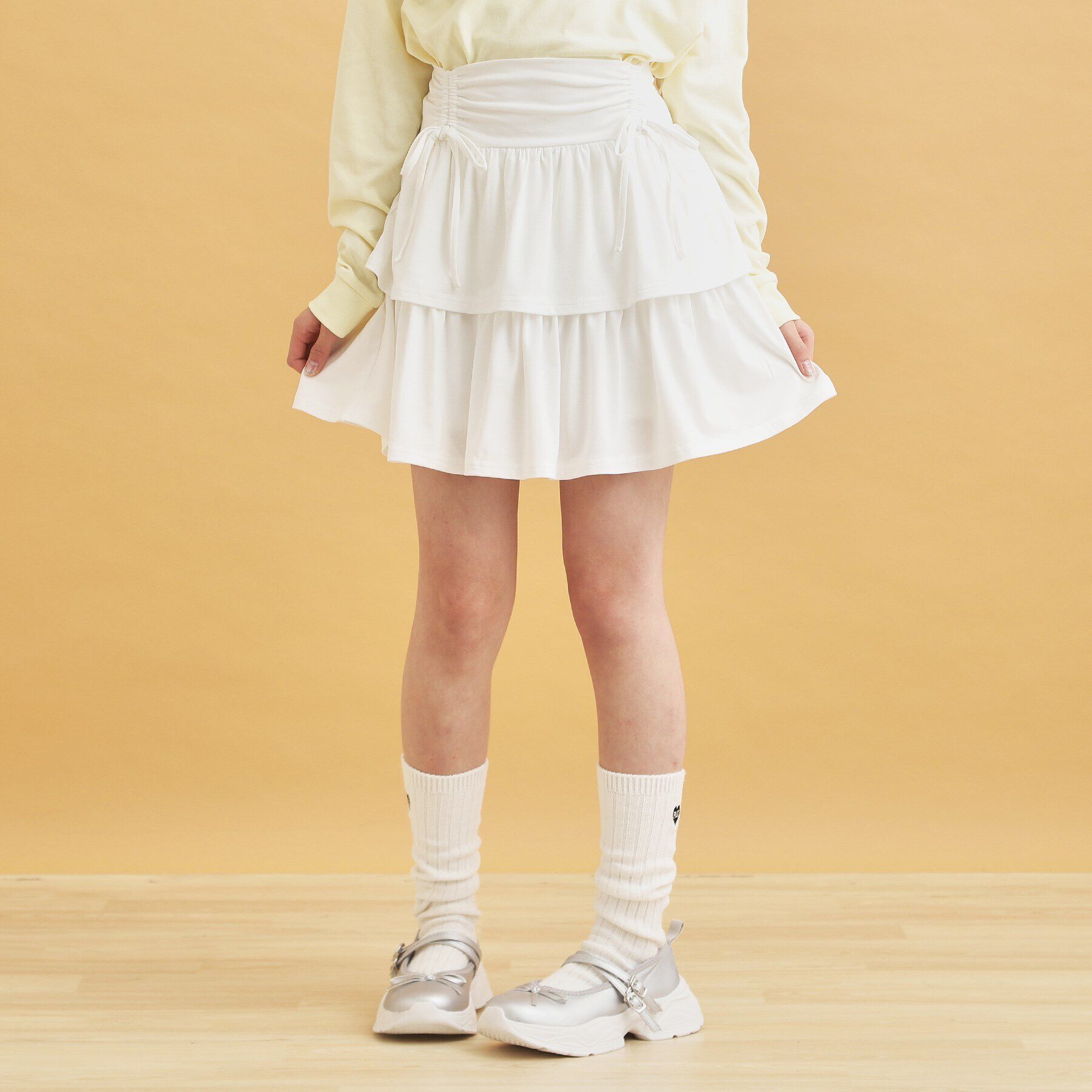 PINK-latte「リボンティアードスカート」|スカート|