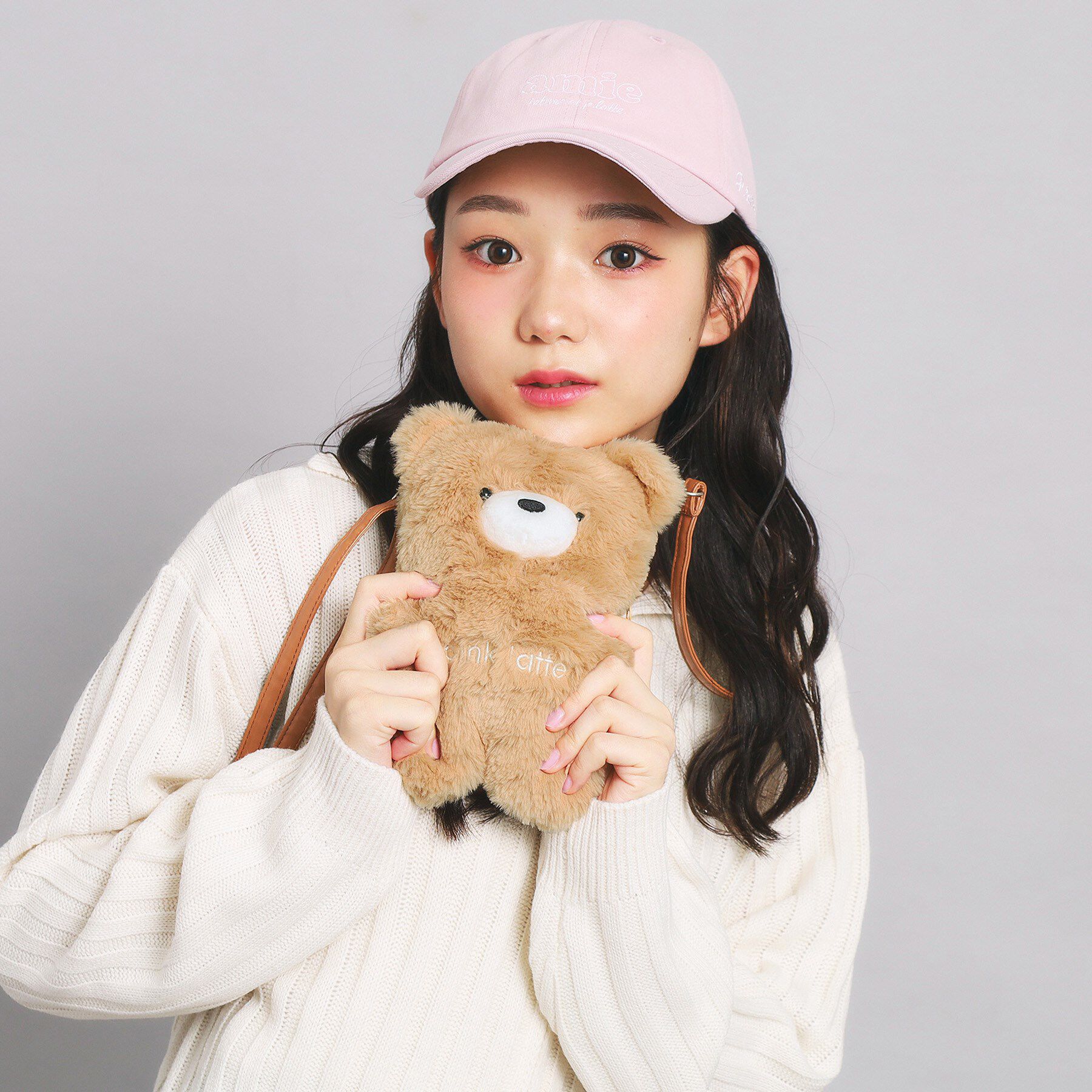 PINK-latte「ぬいぐるみショルダー」|ショルダー・メッセンジャー|