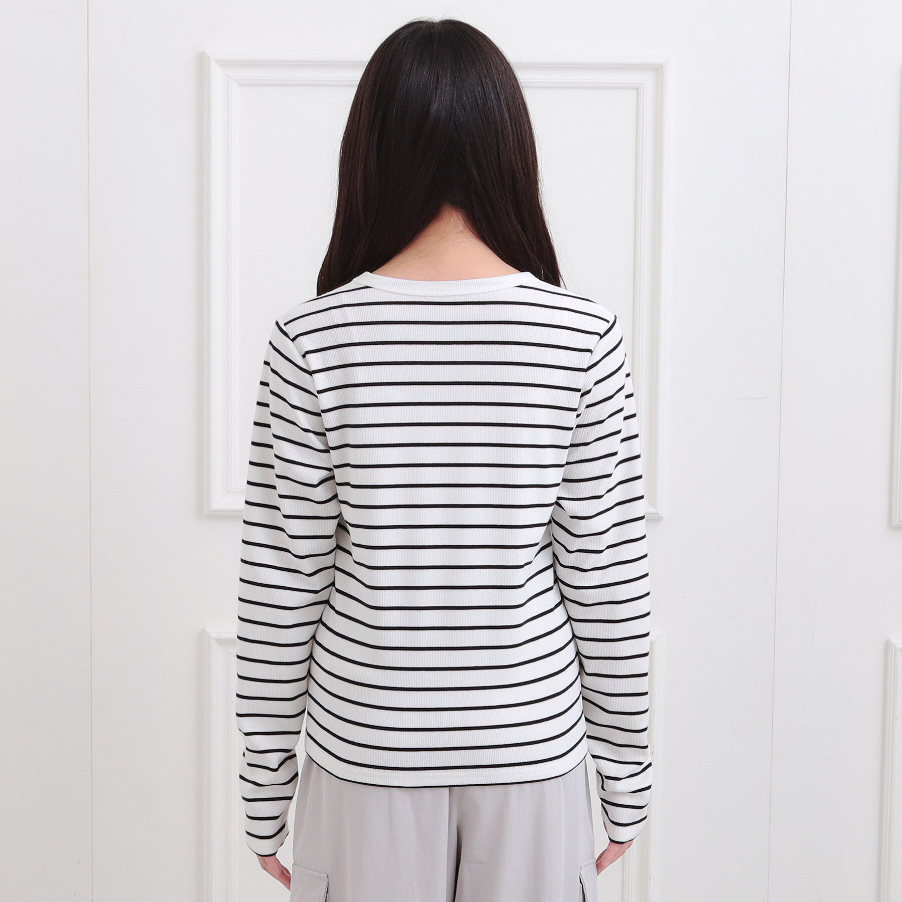 PINK-latte「シンプルテレコプルオーバー」|Tシャツ・カットソー|