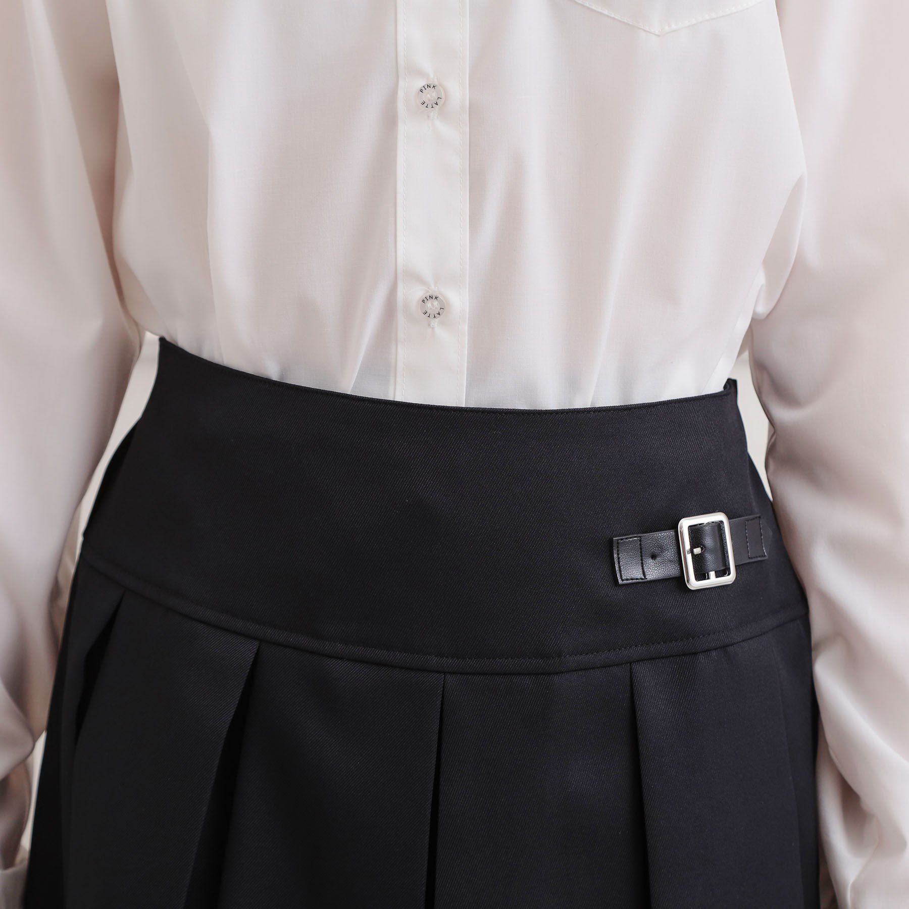 PINK-latte「【2026年入卒・セレモニー・卒服】ボックスキュロットパンツ」|キュロット|