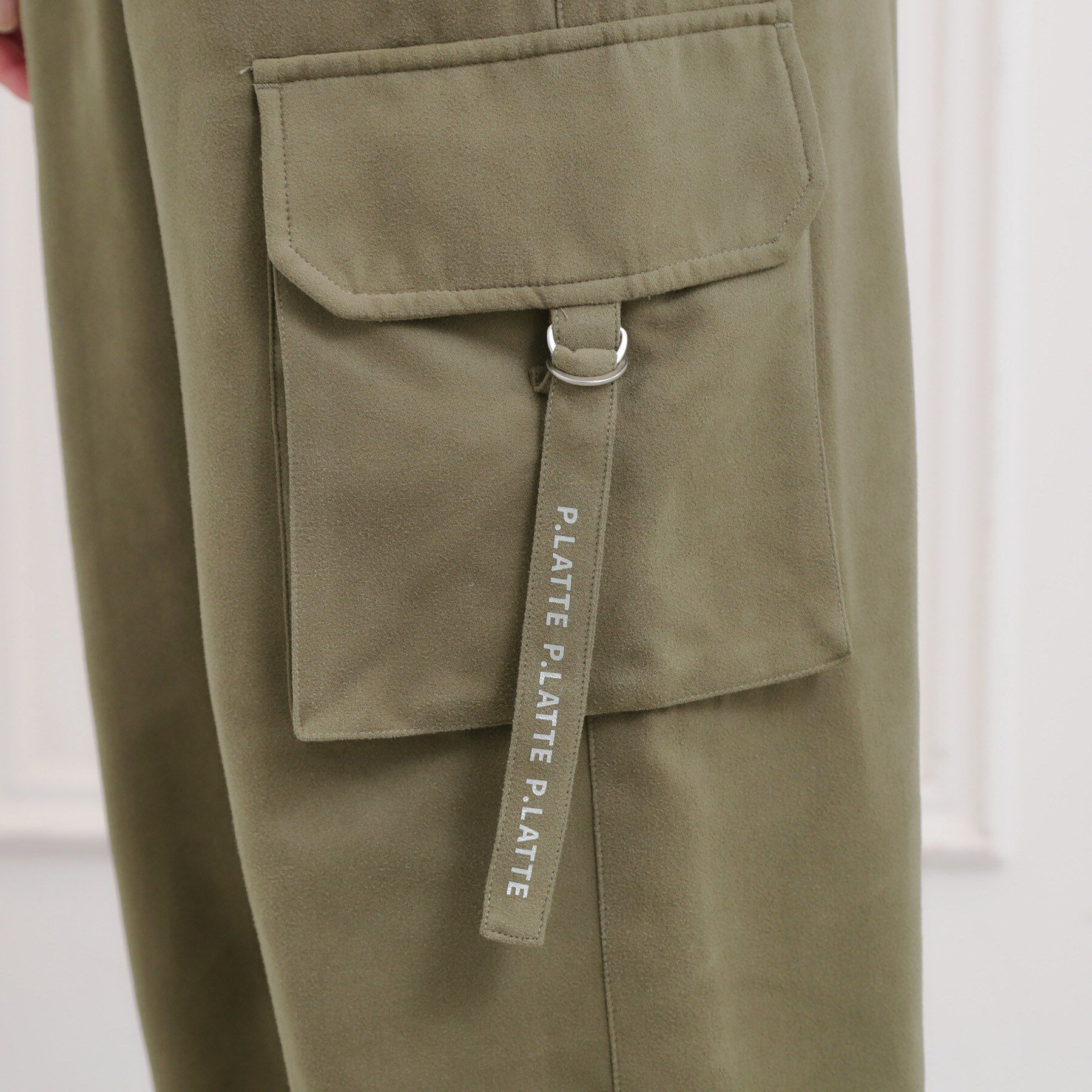 PINK-latte「ピーチ起毛ベーシックカーゴパンツ」|その他|