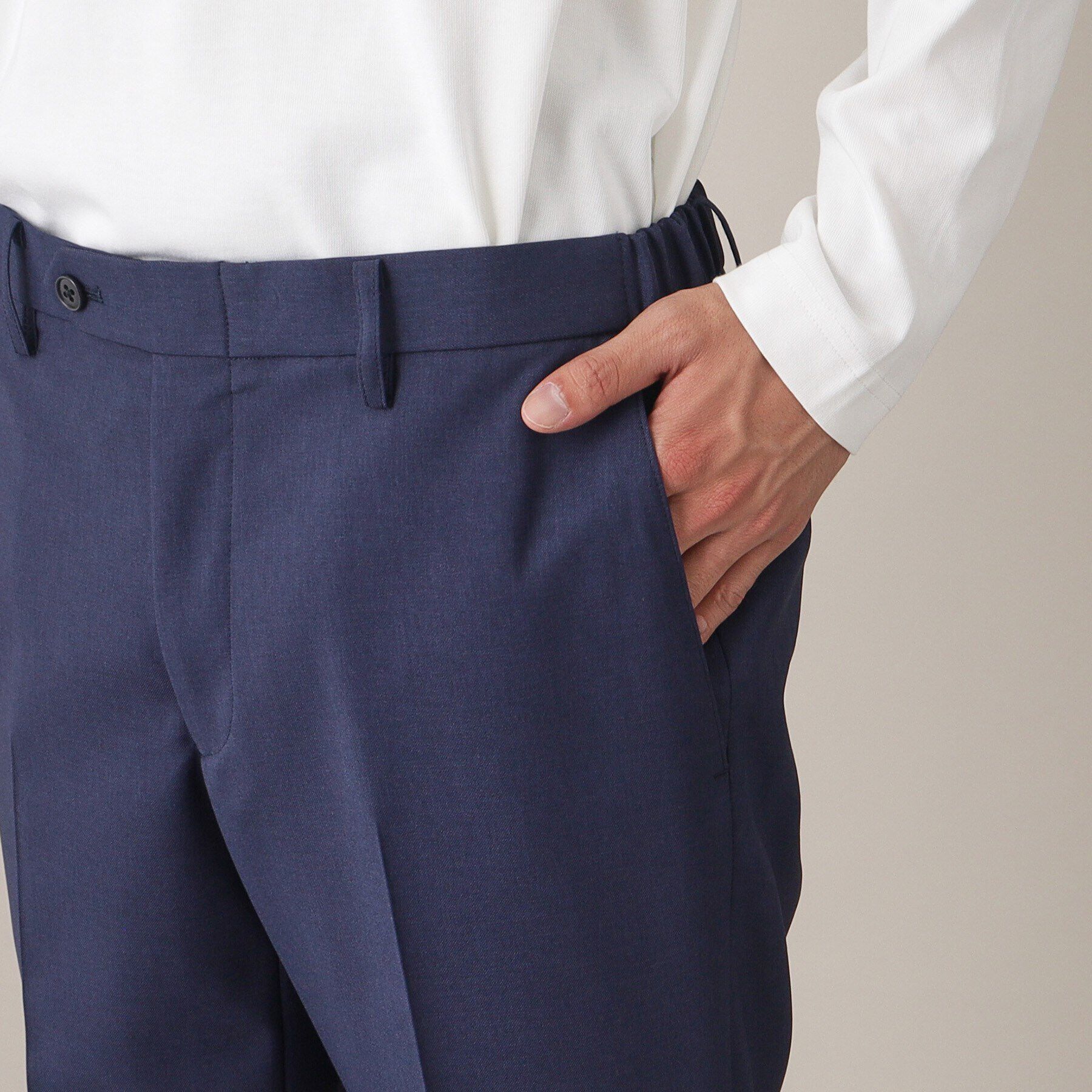 THE SHOP TK「AVANTドライツイルスラックス【セットアップ可/ビジネス対応/洗える/ストレッチ素材/シワになりに」|その他|