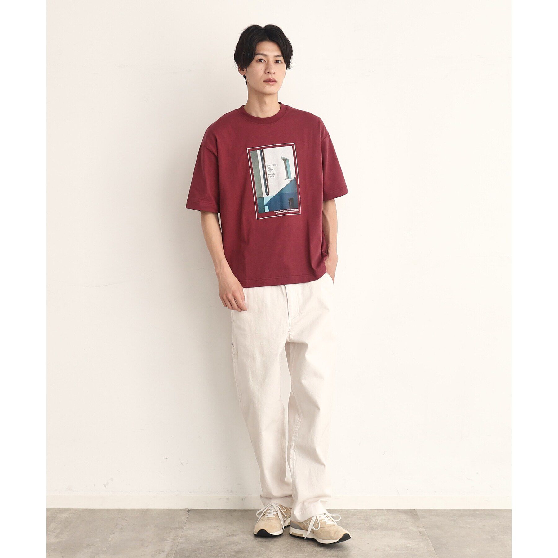 THE SHOP TK「オーガニックコットンFrenchフォトTシャツ」|Tシャツ・カットソー|