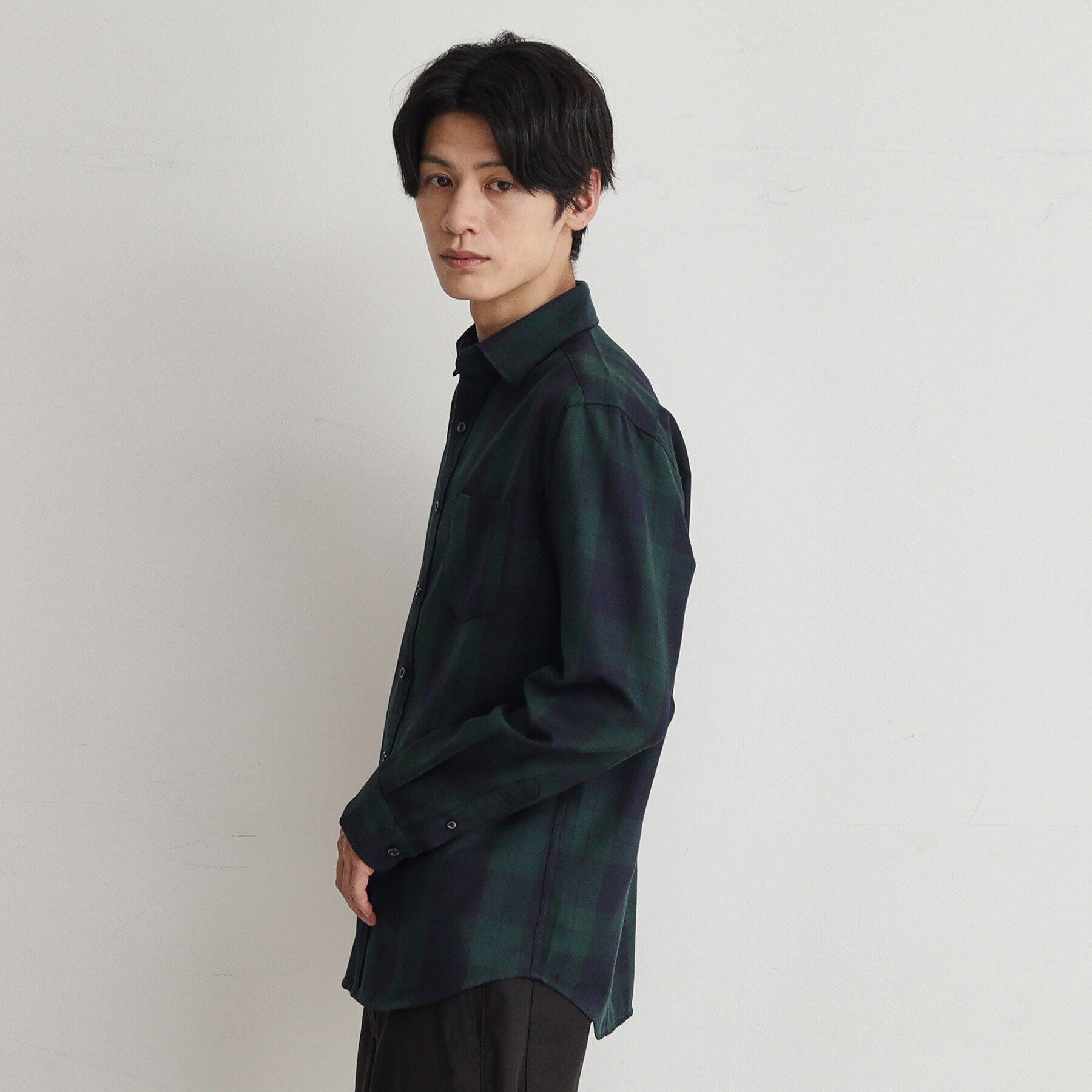 THE SHOP TK「【シワになりにくい】マウントネルシャツ」|シャツ・ブラウス|