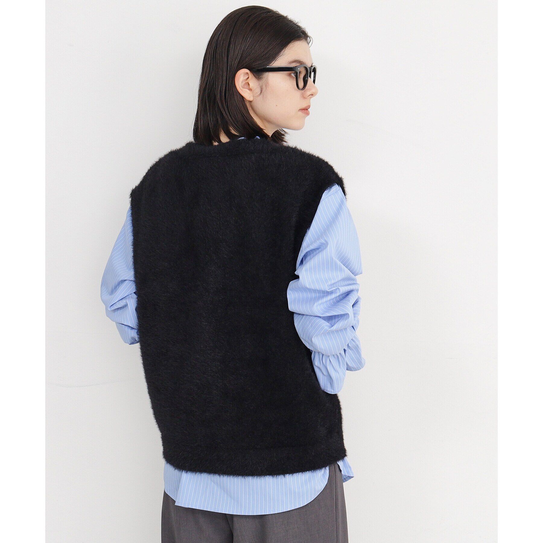 THE SHOP TK「【2点セット】フェザーベスト＋シャツ/洗える」|シャツ・ブラウス|