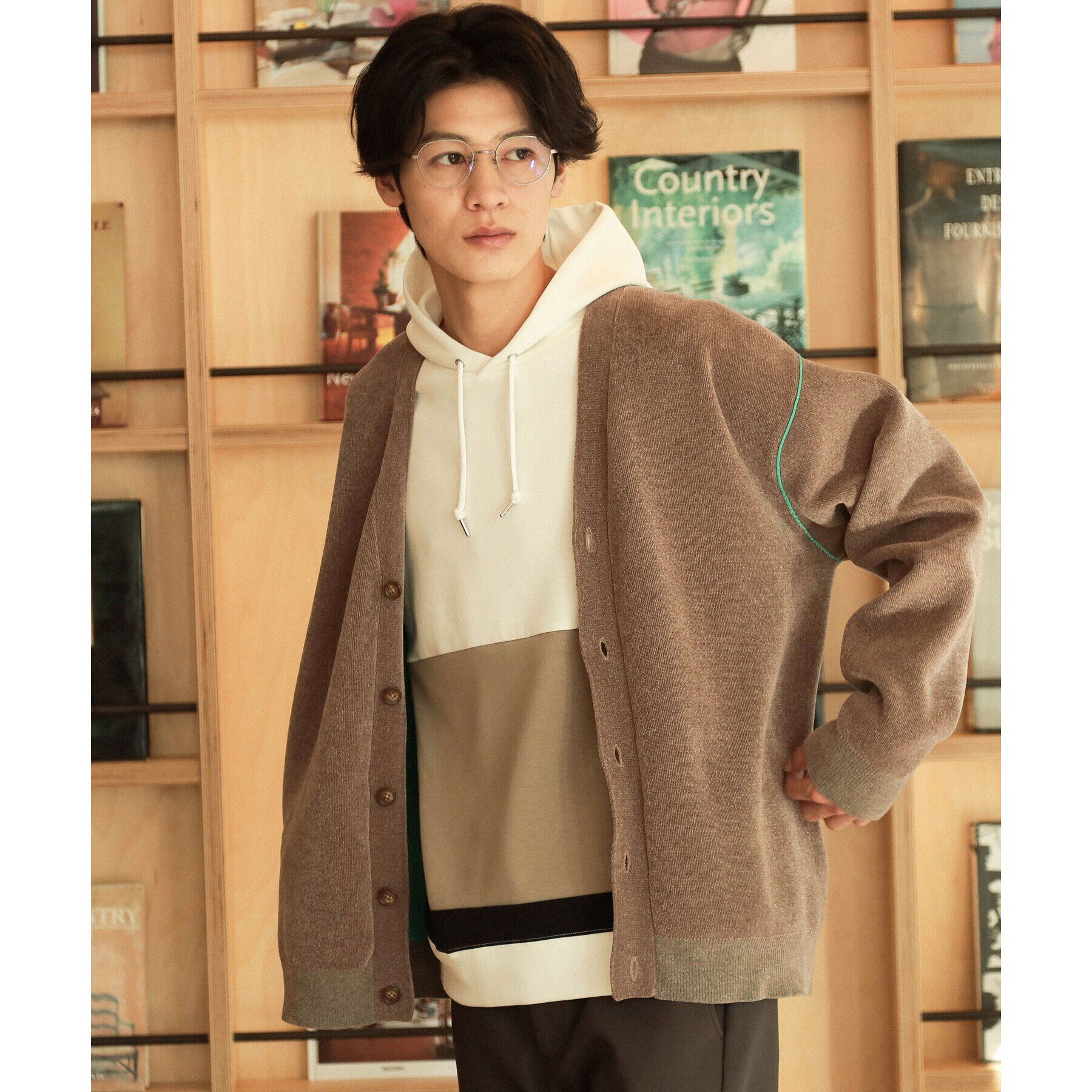 THE SHOP TK「【ハグするニット】モールニットカーディガン 親子リンク/ユニセックス」|カーディガン|