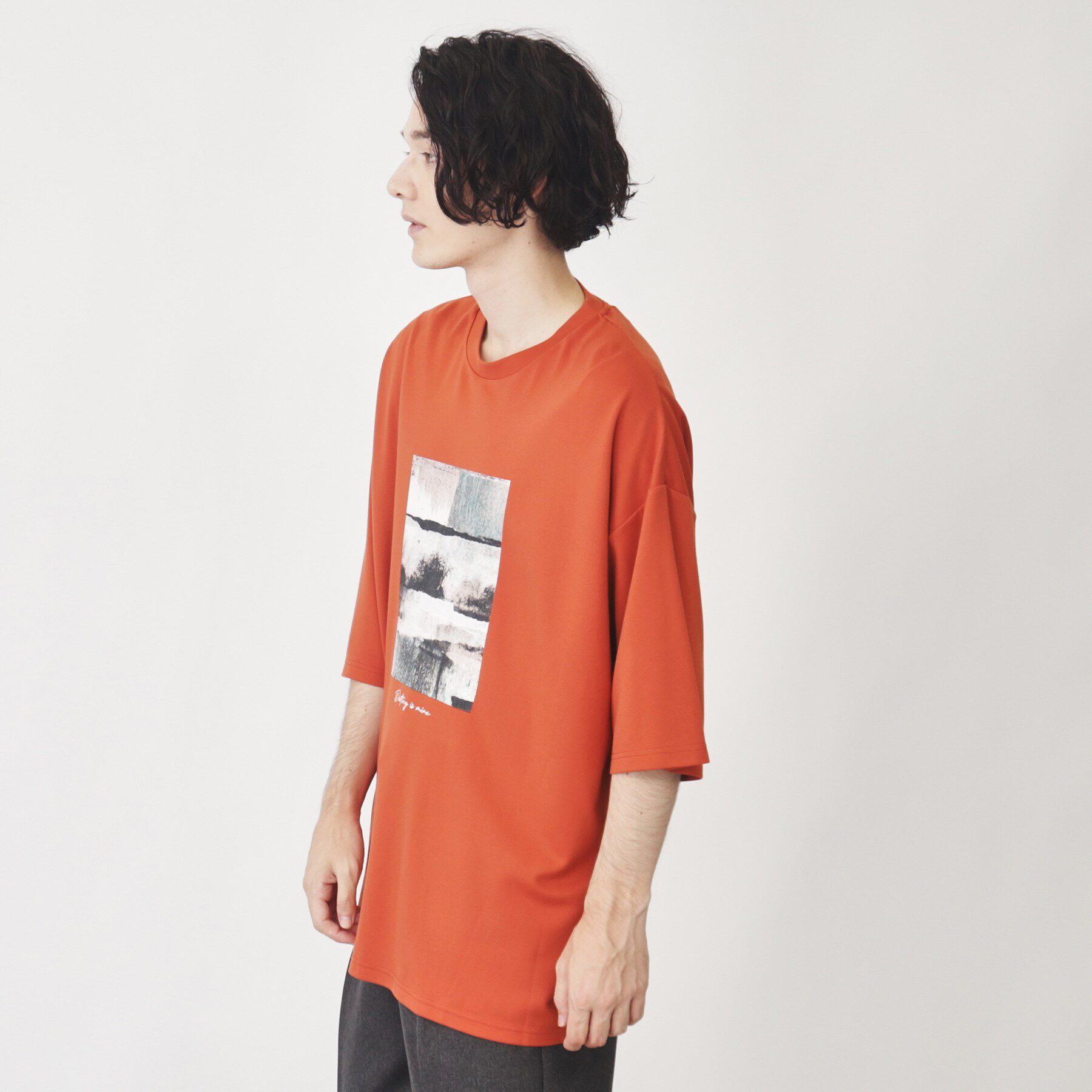 THE SHOP TK「ポンチビッグシルエットプリントTシャツ」|Tシャツ・カットソー|