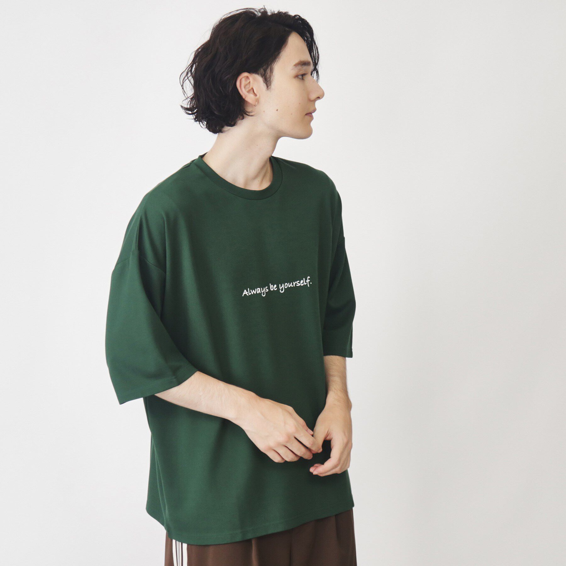 THE SHOP TK「ポンチビッグシルエットプリントTシャツ」|Tシャツ・カットソー|