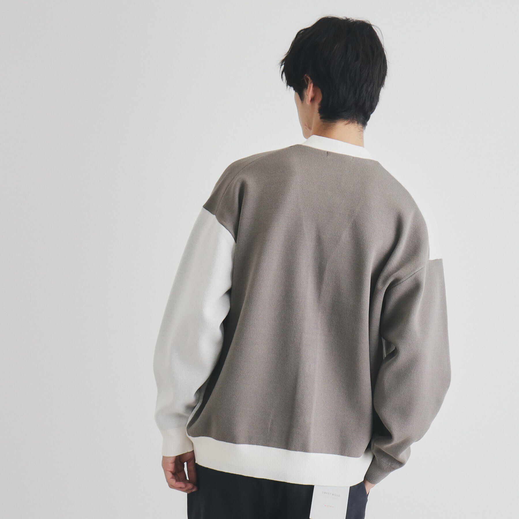 THE SHOP TK「パネルジャカードニットカーディガン」|カーディガン|