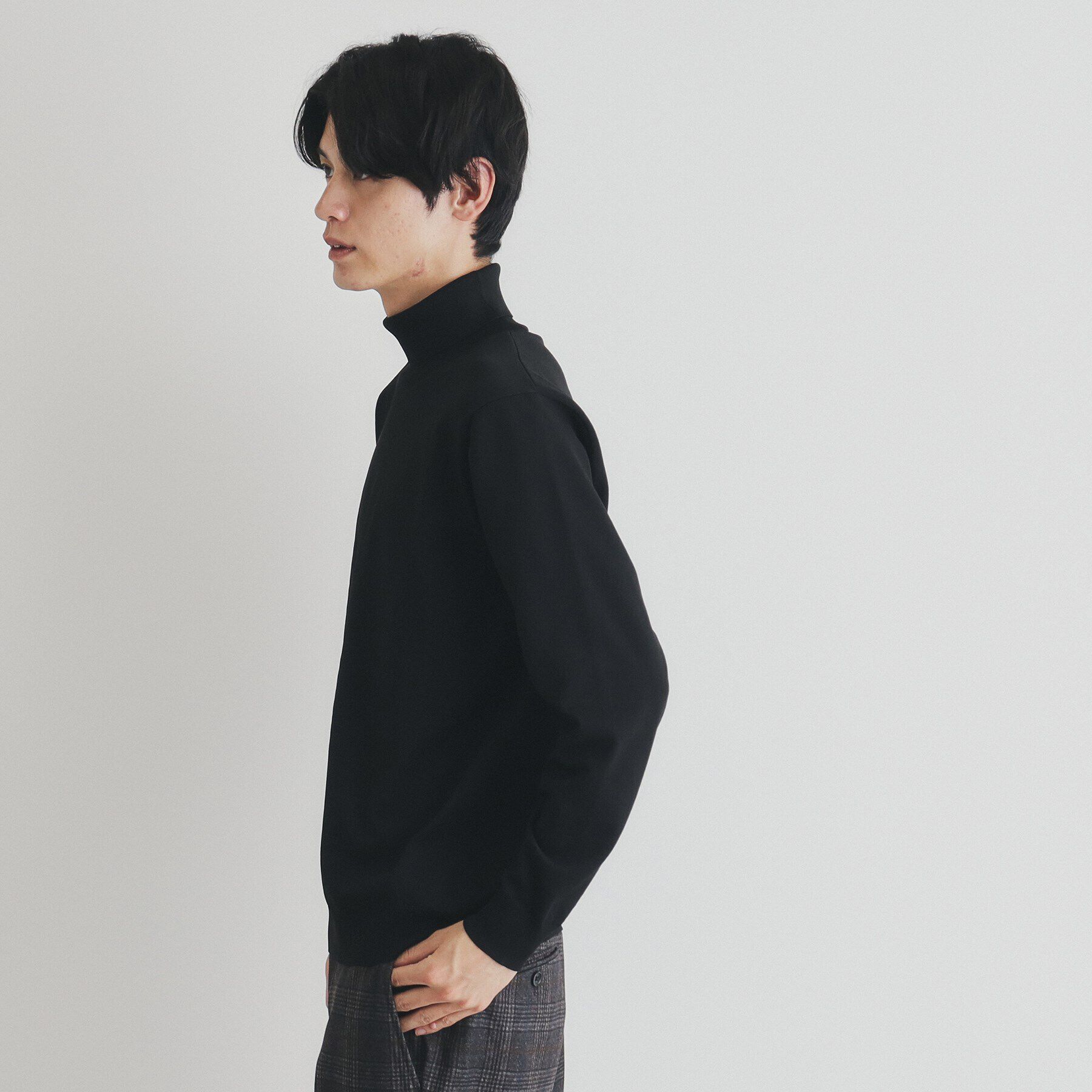 THE SHOP TK「ライトポリタートルニット」|ニット・セーター|