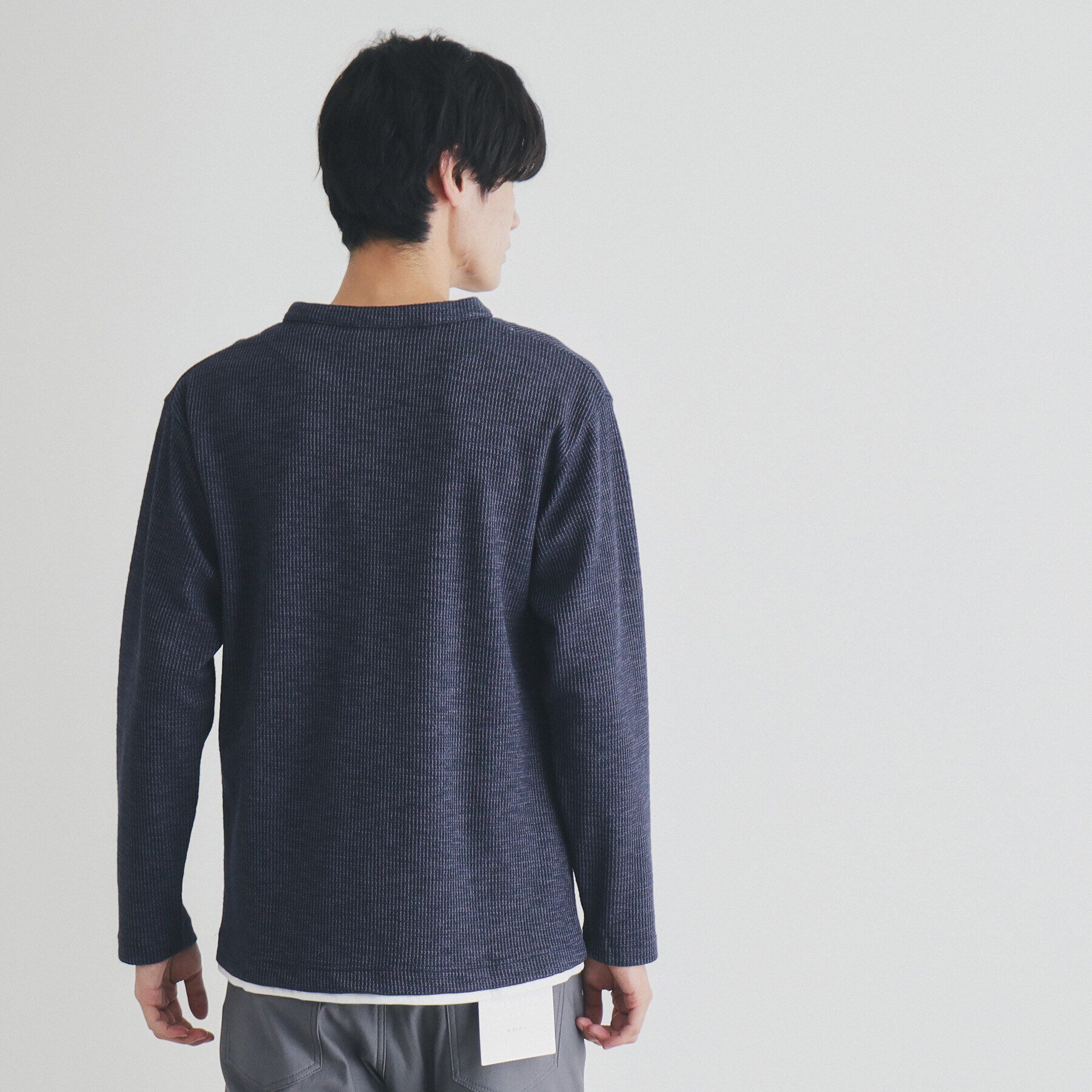 THE SHOP TK「スラブワッフルフェイクレイヤード長袖Tシャツ」|Tシャツ・カットソー|