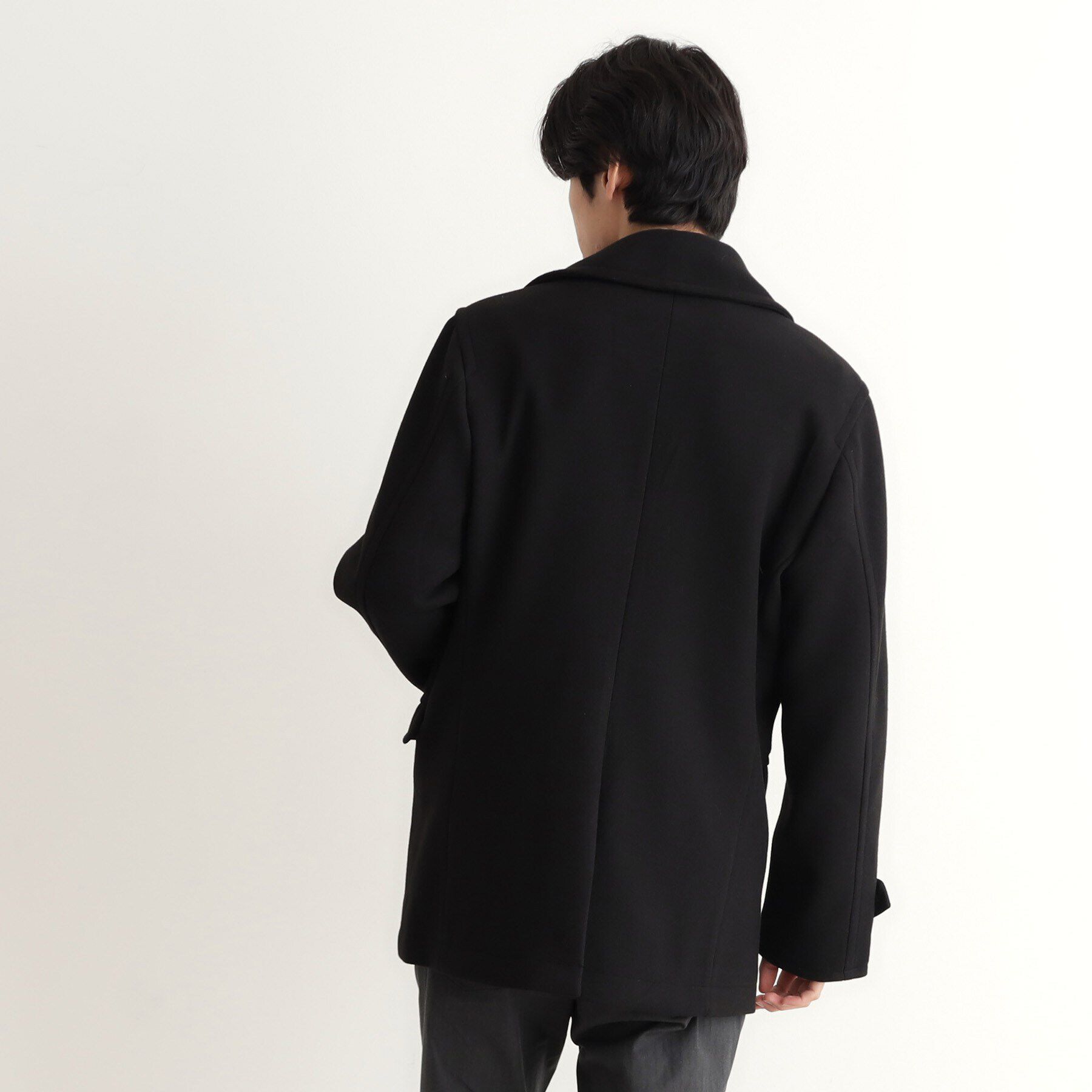 THE SHOP TK「ウーリックシングルPコート」|ピーコート|