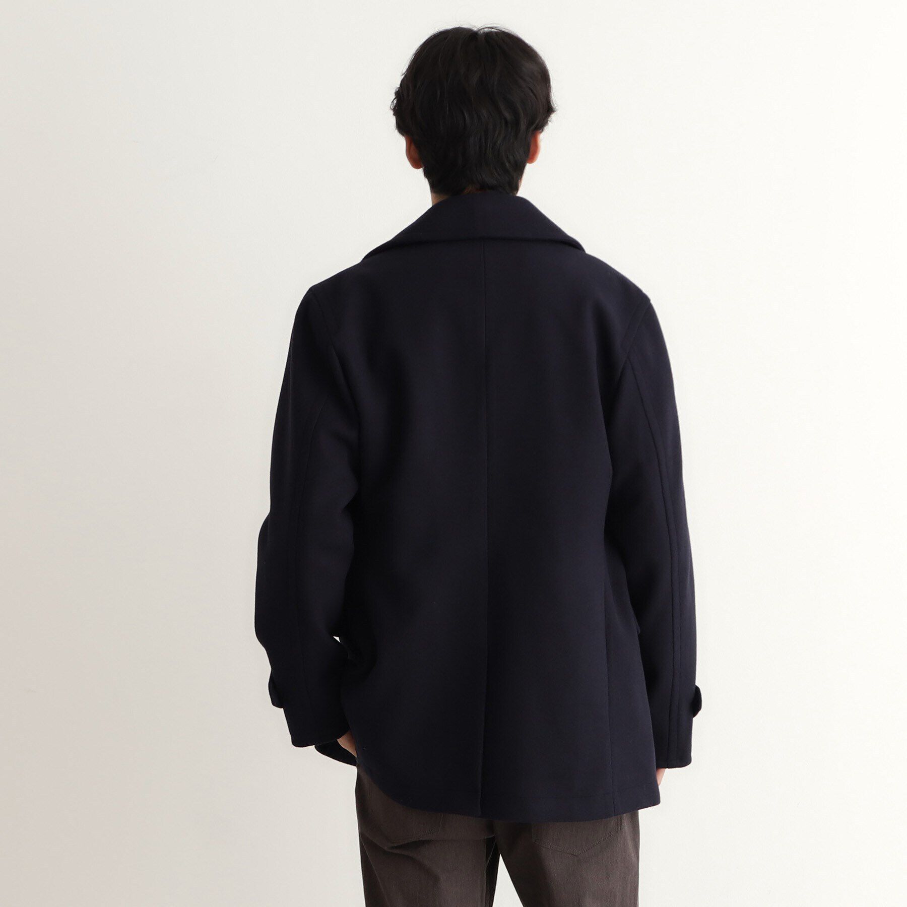 THE SHOP TK「ウーリックシングルPコート」|ピーコート|