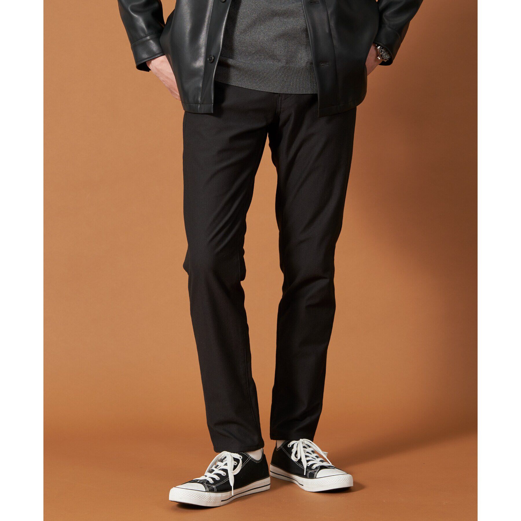 THE SHOP TK「プレミアムスキニーパンツWARM ver 360&deg;ストレッチ／裏起毛」|その他|