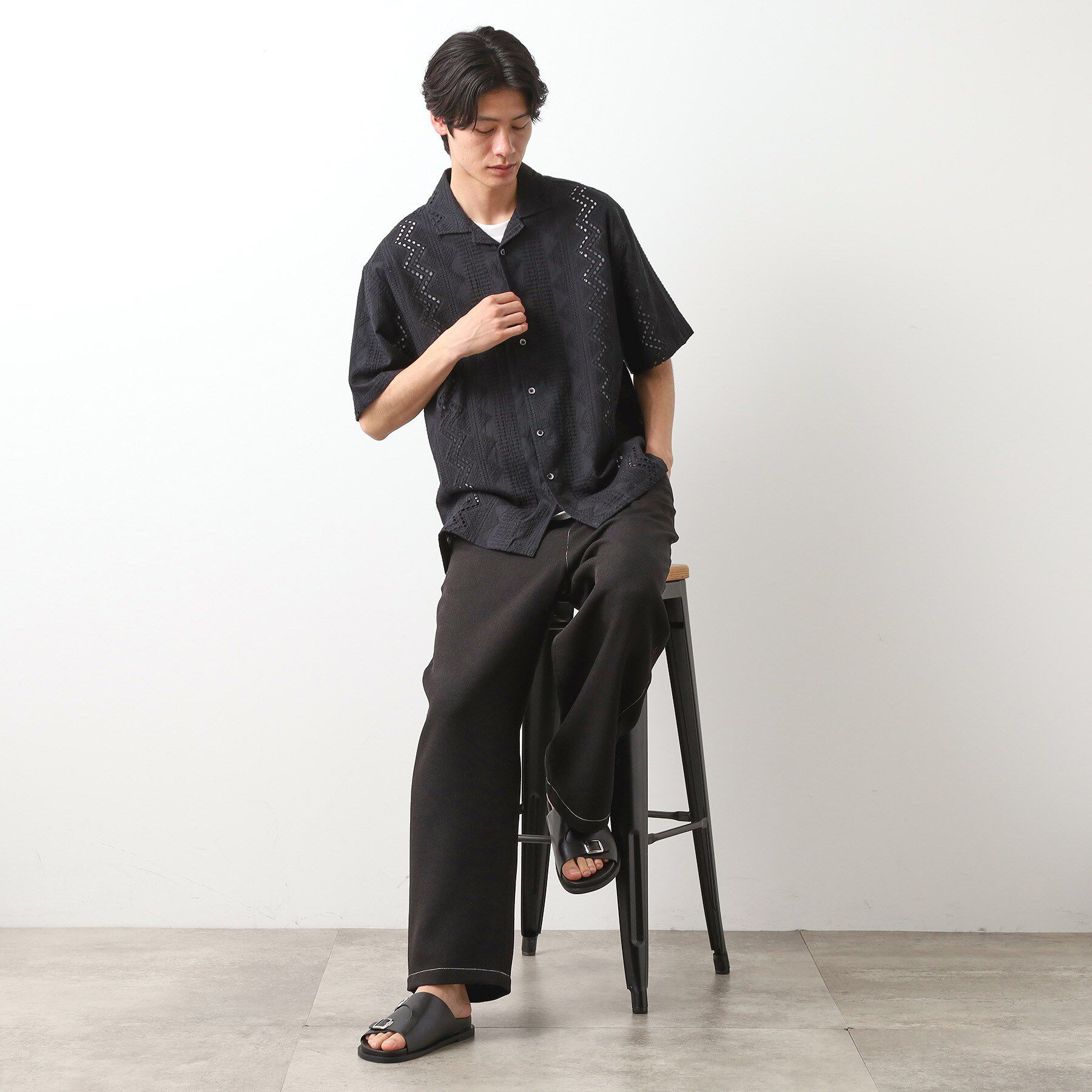 THE SHOP TK「バックルスライドサンダル」|サンダル|