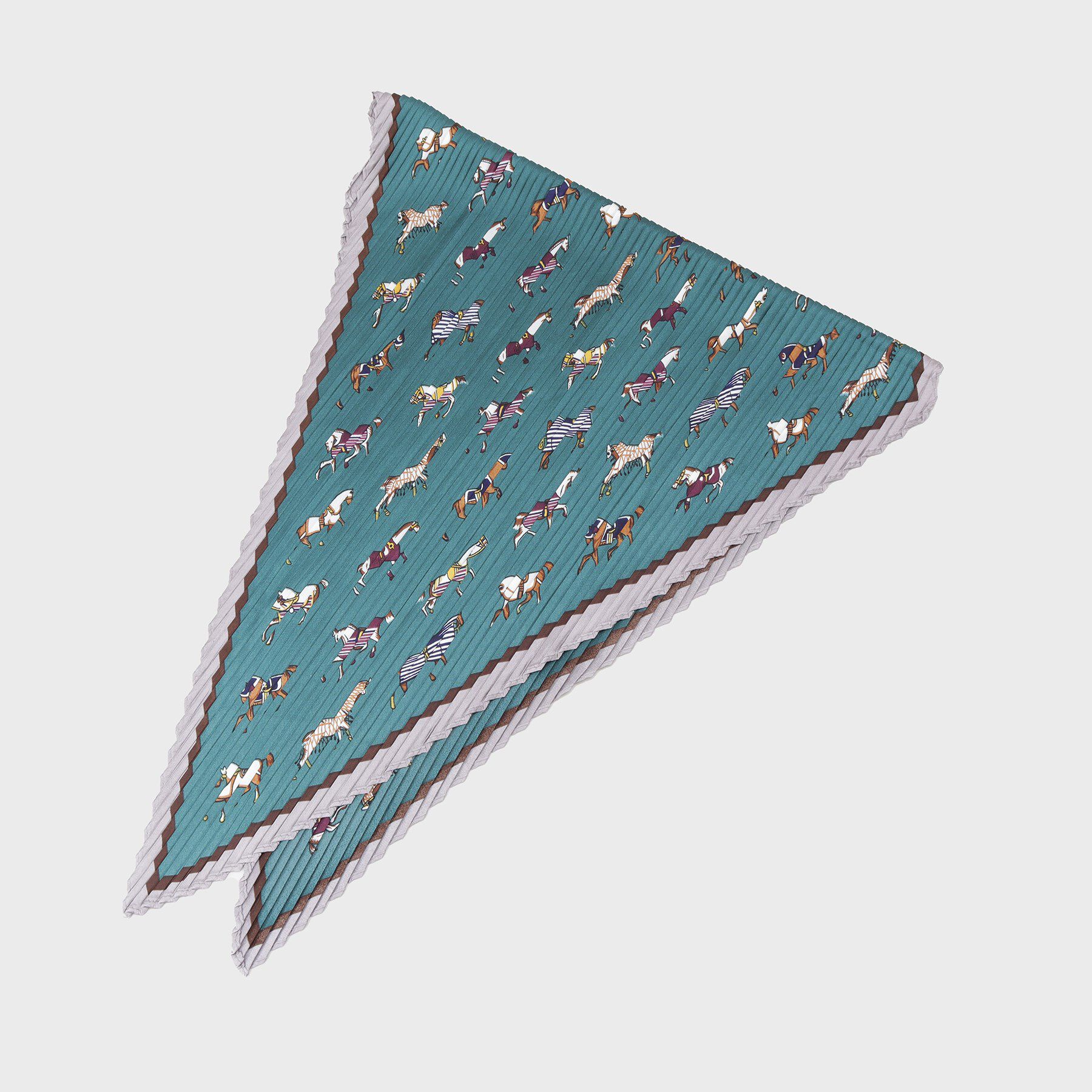 THE SHOP TK「プリーツスカーフ」|バンダナ・スカーフ|グリーン(123)