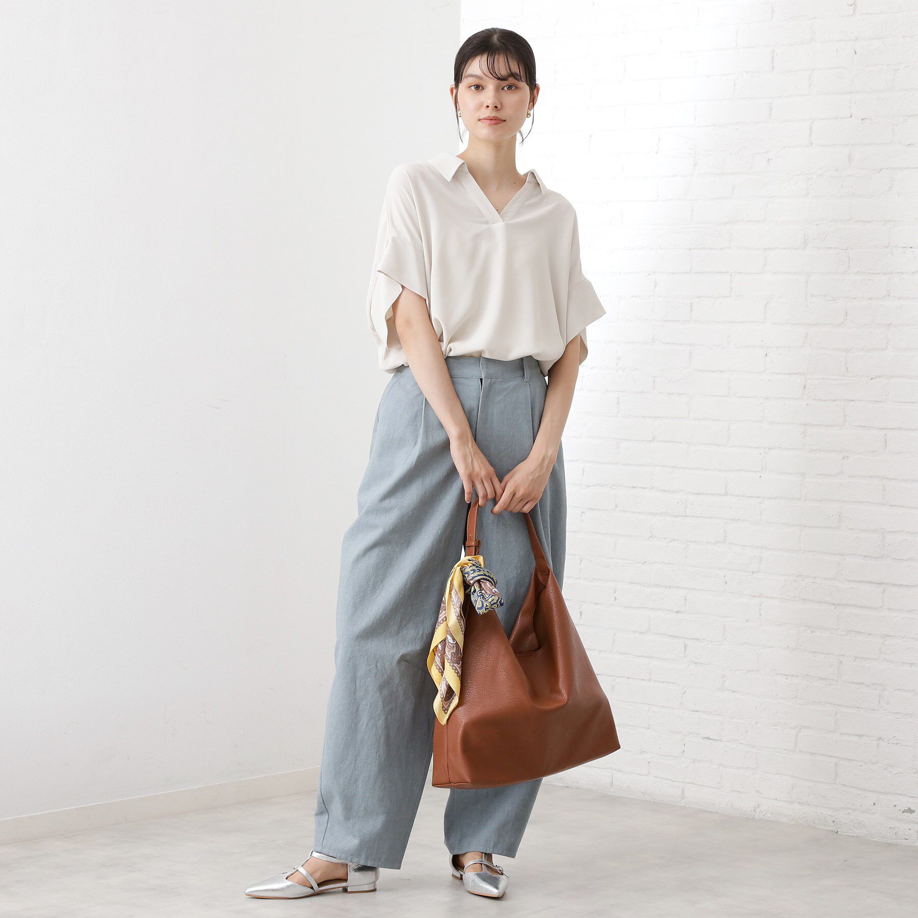 THE SHOP TK「ペイズリー大判ストール」|ストール|