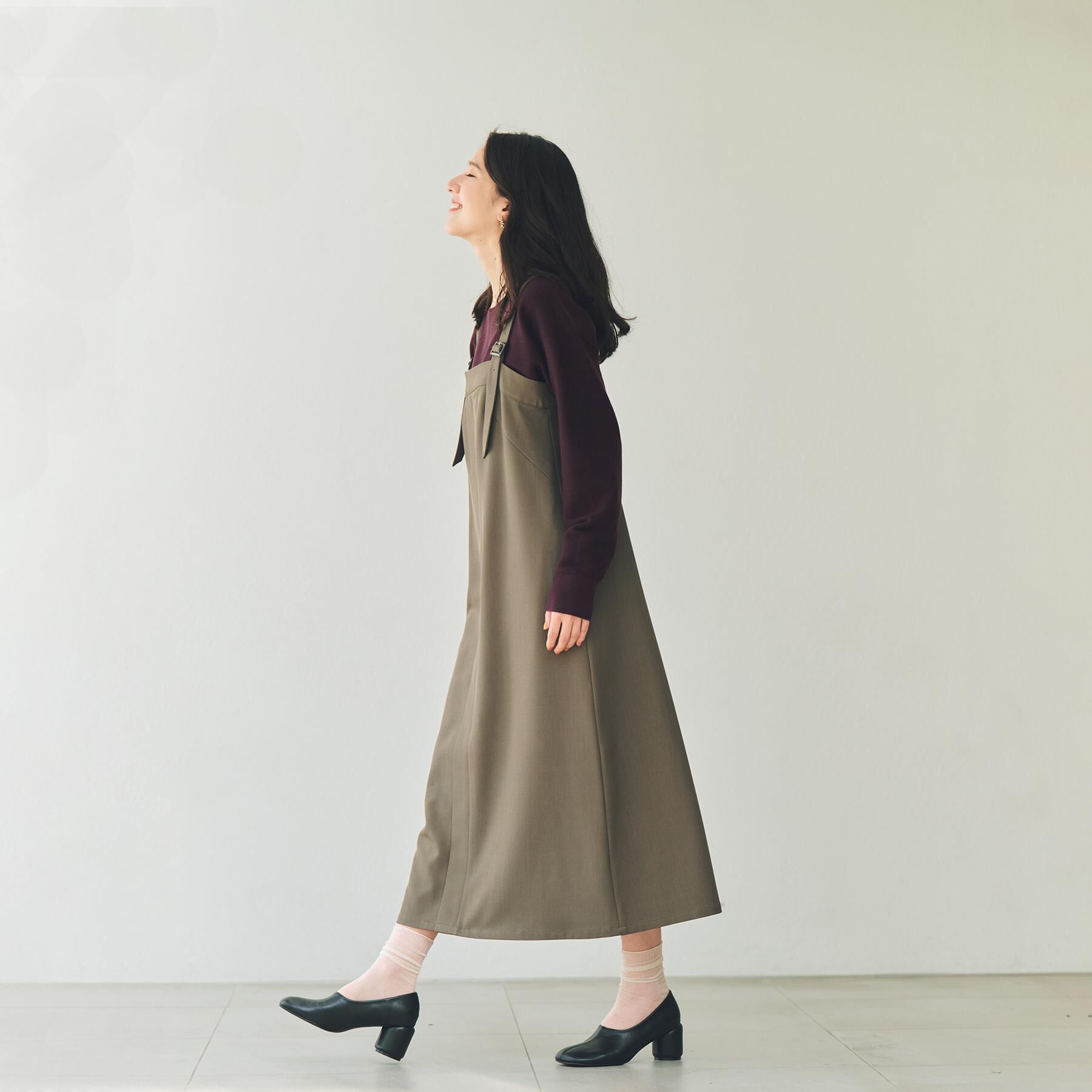 THE SHOP TK「ナローストラップジャンスカ」|ワンピース|