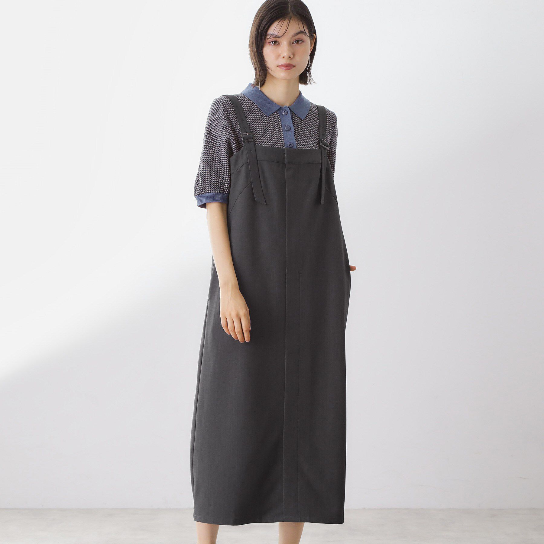 THE SHOP TK「ナローストラップジャンスカ」|ワンピース|