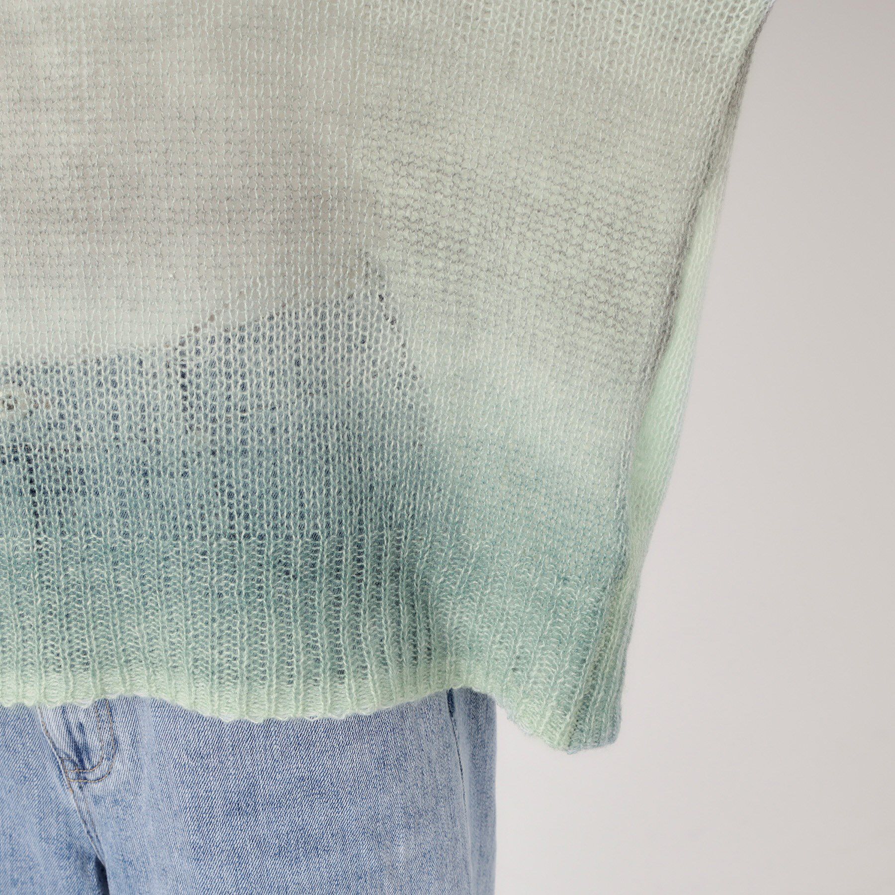 THE SHOP TK「スペースダイ透かし編みニット」|ニット・セーター|