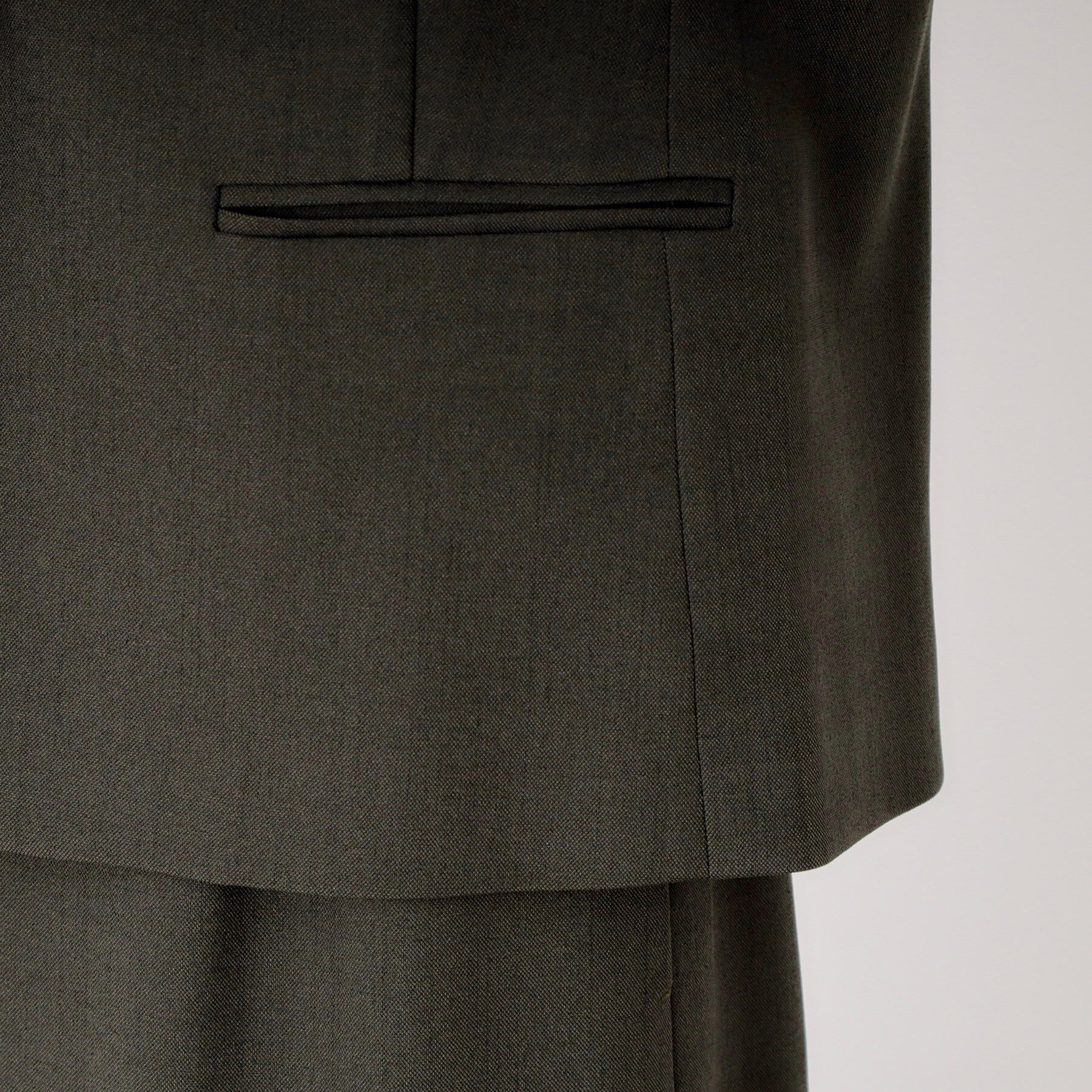 THE SHOP TK「ビジネスノーカラージャケット【セットアップ可/洗える】/CAVIANシリーズ」|ノーカラージャケット|